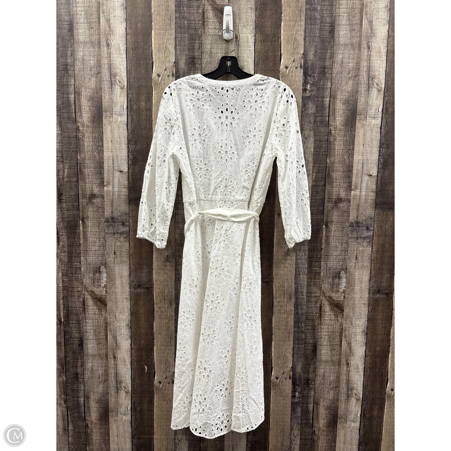 Dress Casual Maxi By Talbots In White, Size: 8