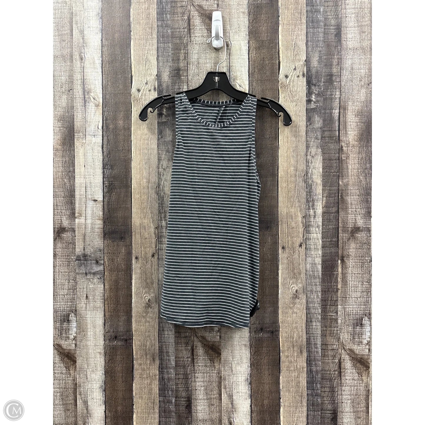 Athletic Tank Top By Lululemon In Striped Pattern, Size: S
