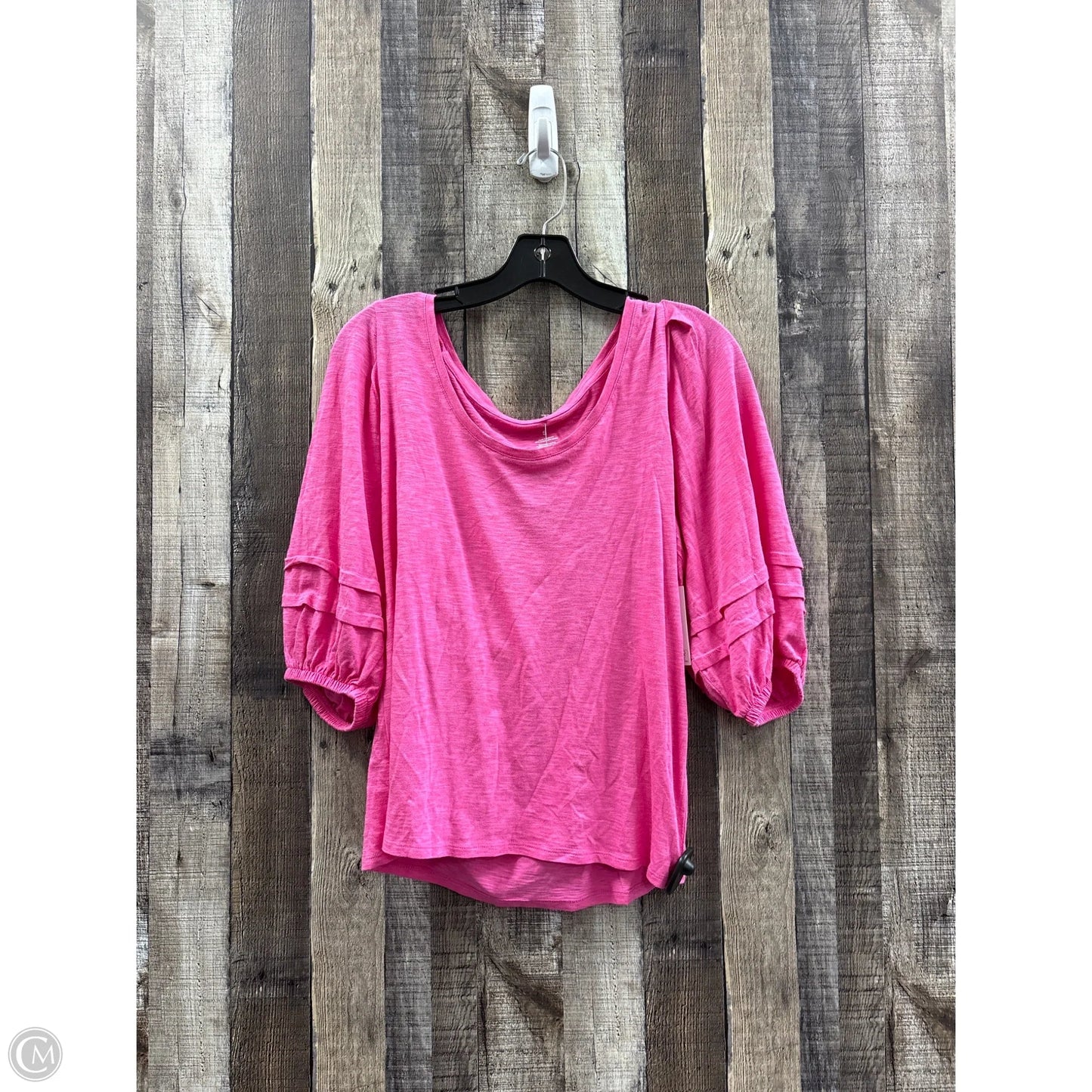 Top 3/4 Sleeve By Sonoma In Pink, Size: S