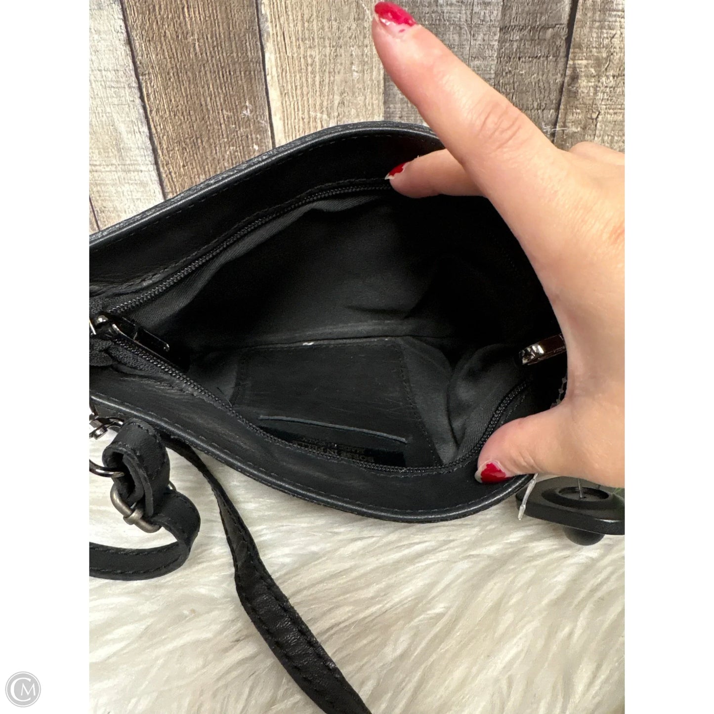 Crossbody Leather By Cme, Size: Small