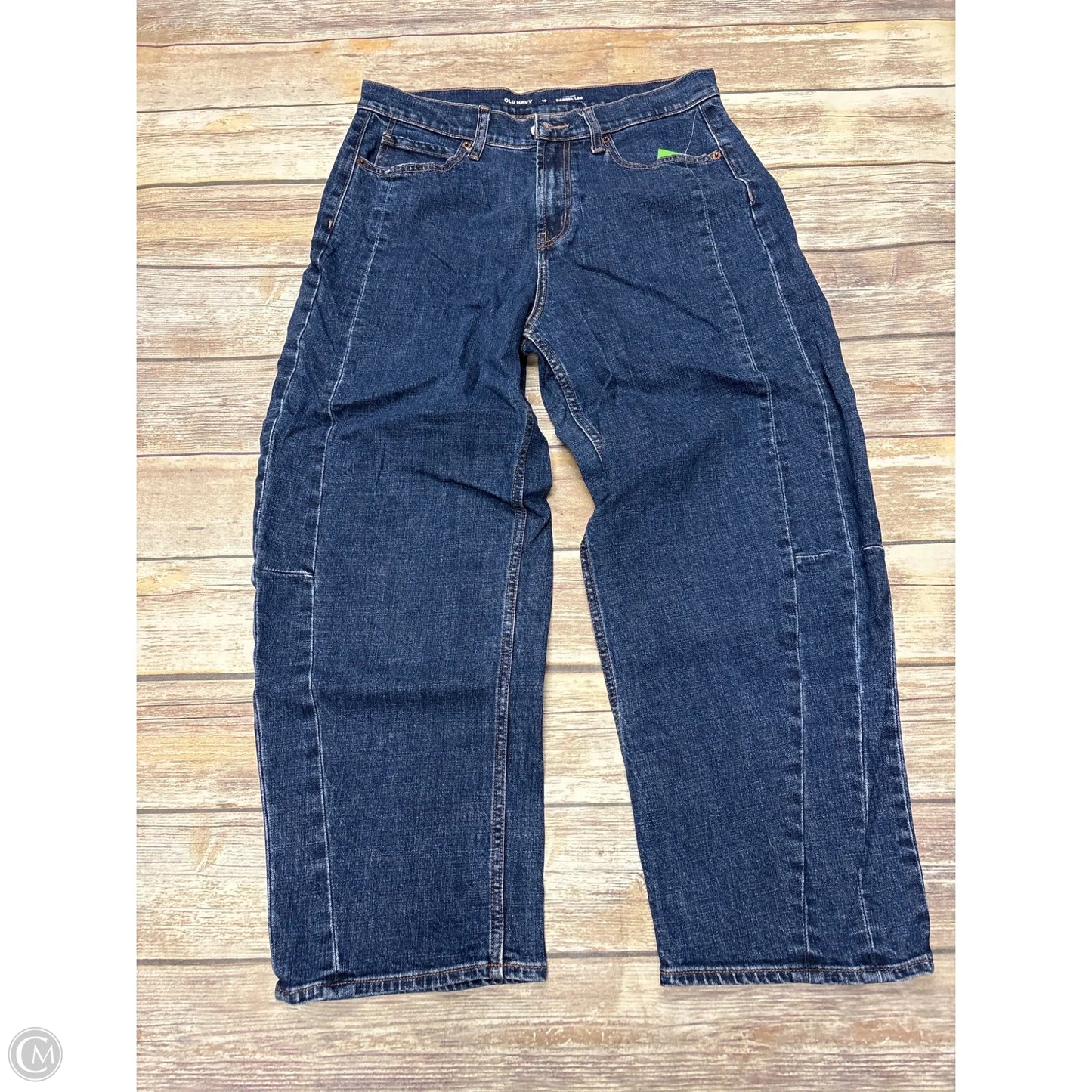 Jeans Wide Leg By Old Navy In Blue Denim, Size: 10