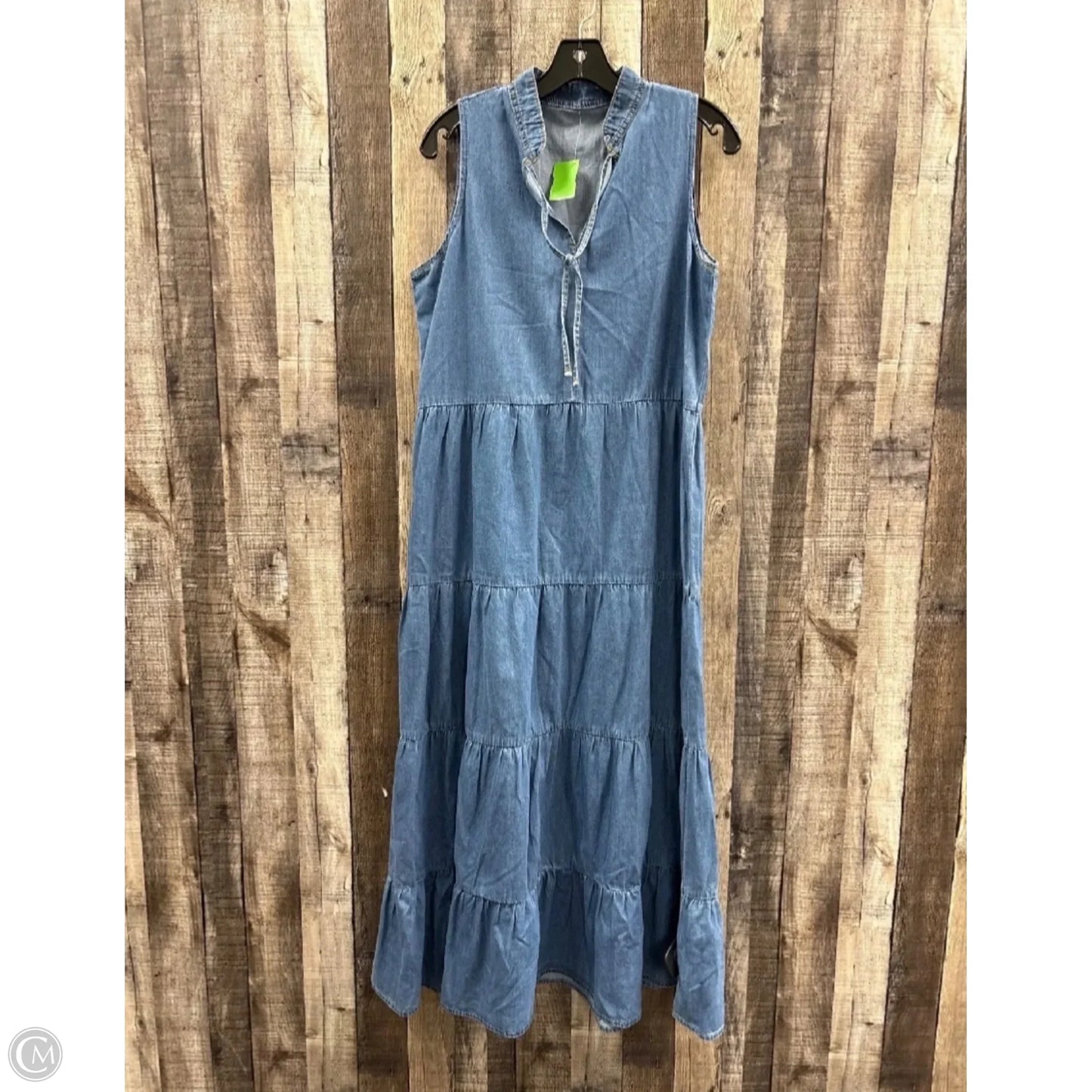 Dress Casual Maxi By Cmf In Blue, Size: M