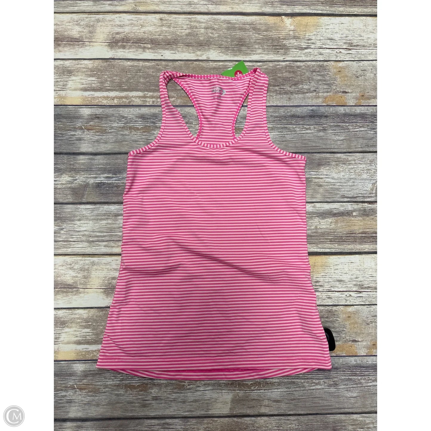 Athletic Tank Top By Mta Sport In Striped Pattern, Size: M