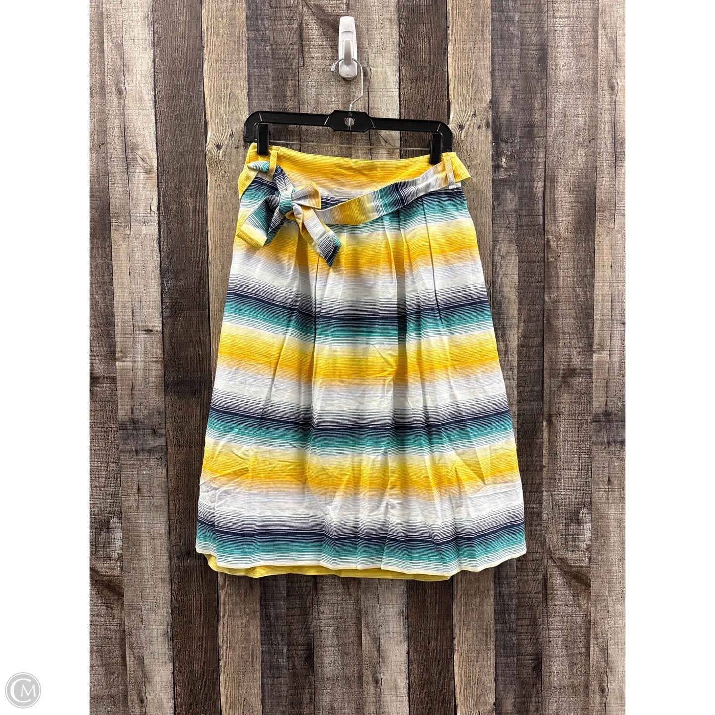 Skirt Midi By Gap In Striped Pattern, Size: Xs