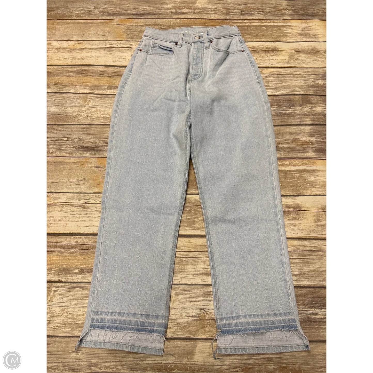 Jeans Straight By Old Navy In Blue Denim, Size: 4