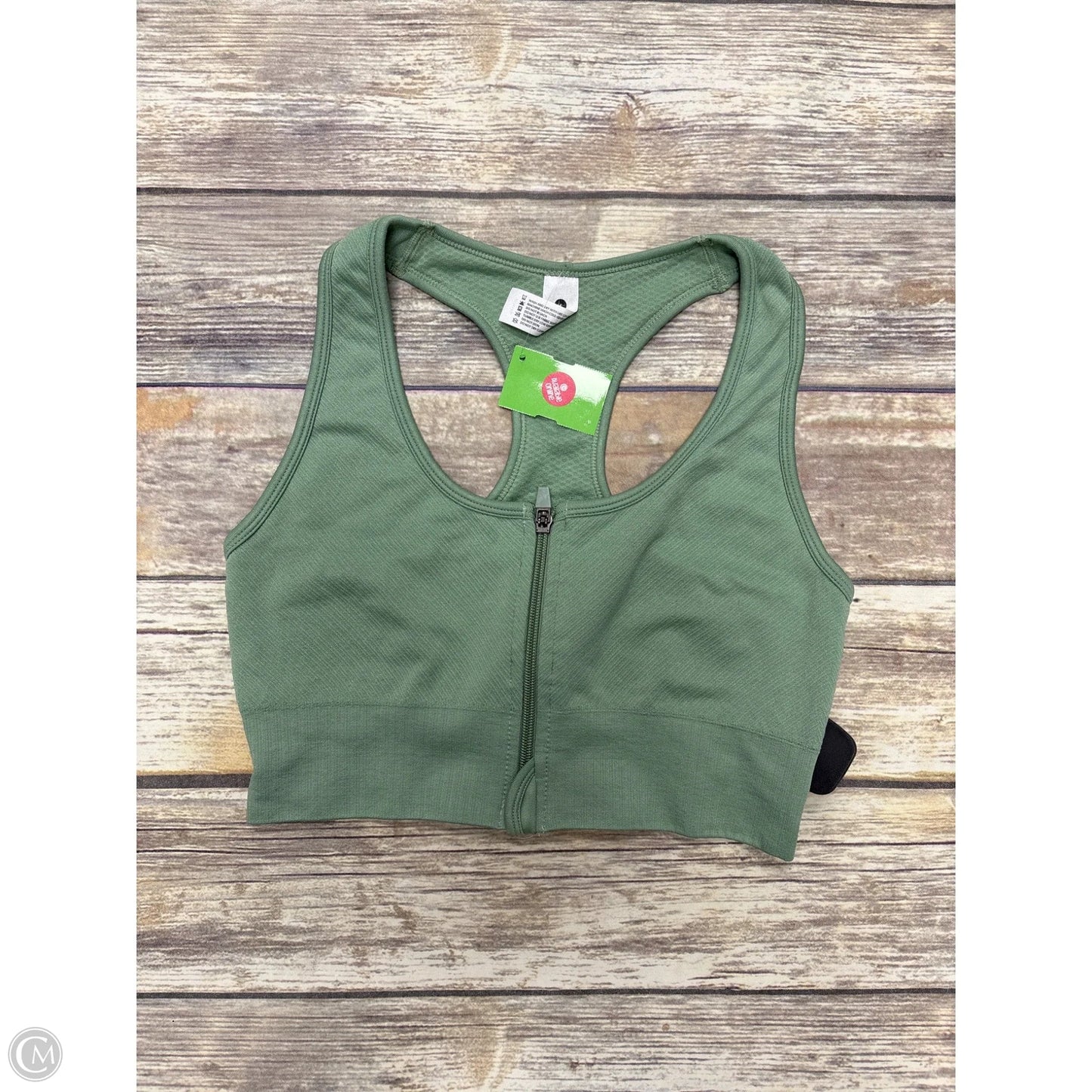 Athletic Bra By 90 Degrees By Reflex In Green, Size: M