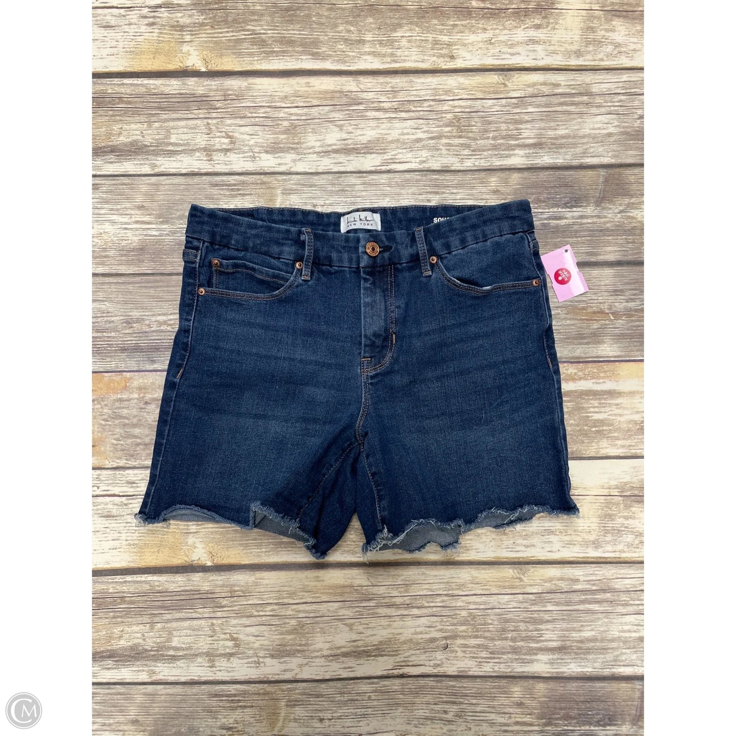 Shorts By Nicole Miller In Blue Denim, Size: 4