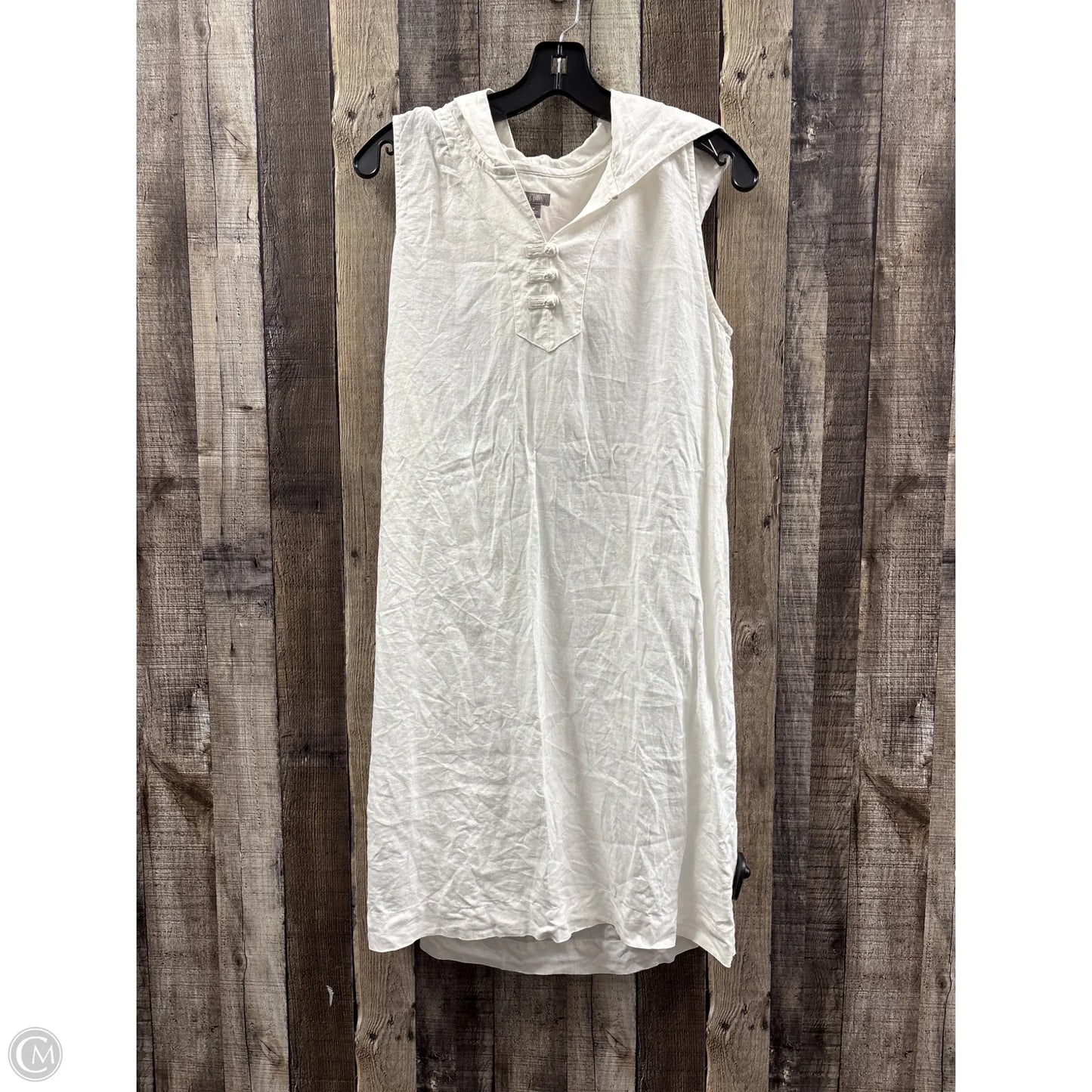 Dress Casual Midi By J. Jill In White, Size: M