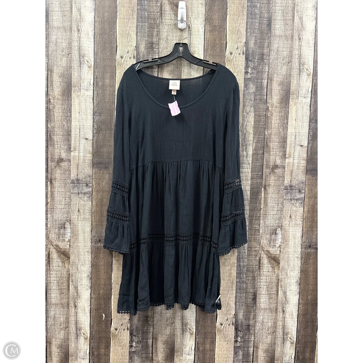Dress Casual Midi By Knox Rose In Black, Size: M