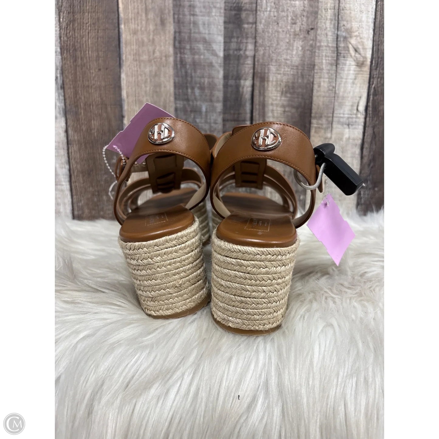 Sandals Designer By Michael Kors In Brown, Size: 10