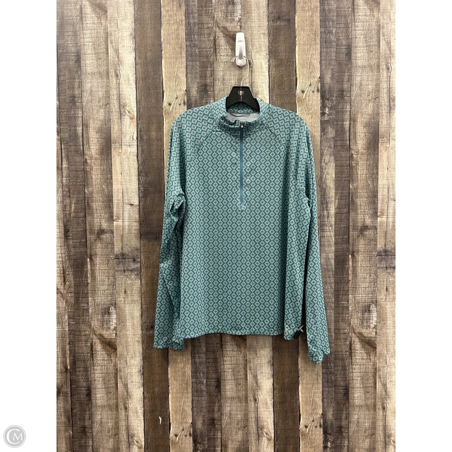 Athletic Sweatshirt Collar By L.l. Bean In Green, Size: Xl