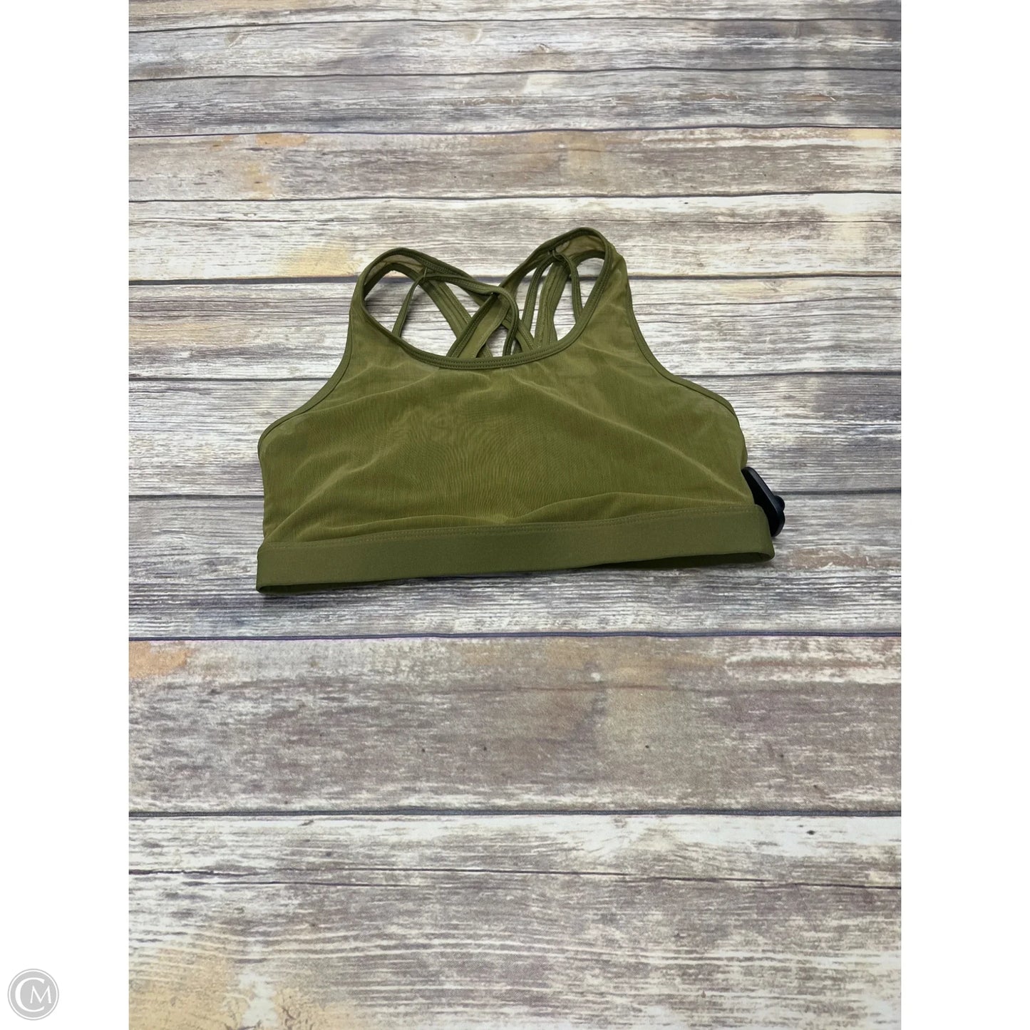 Athletic Bra By Cmf In Green, Size: M