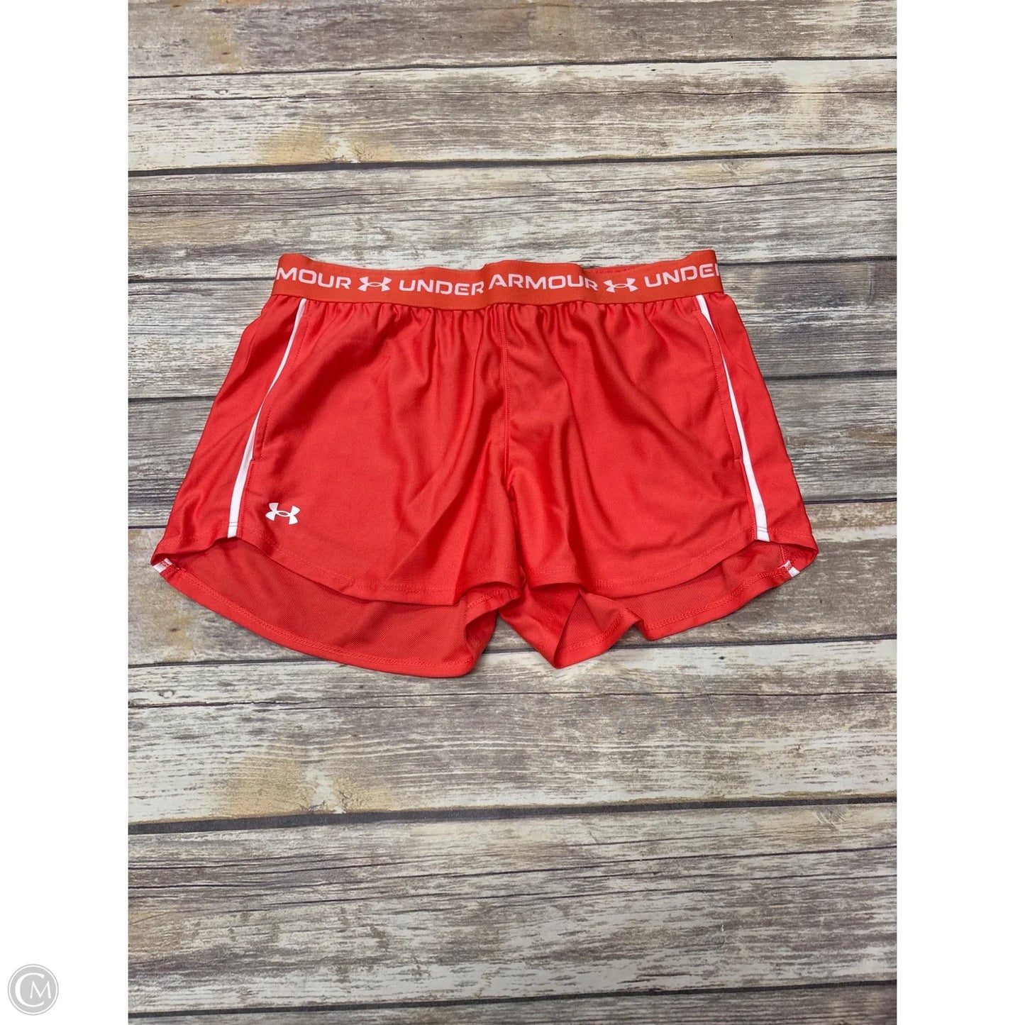 Athletic Shorts By Under Armour In Orange, Size: M