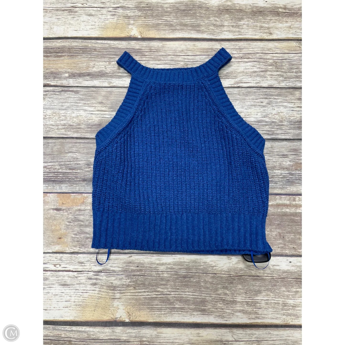 Top Sleeveless By Cme In Blue, Size: L