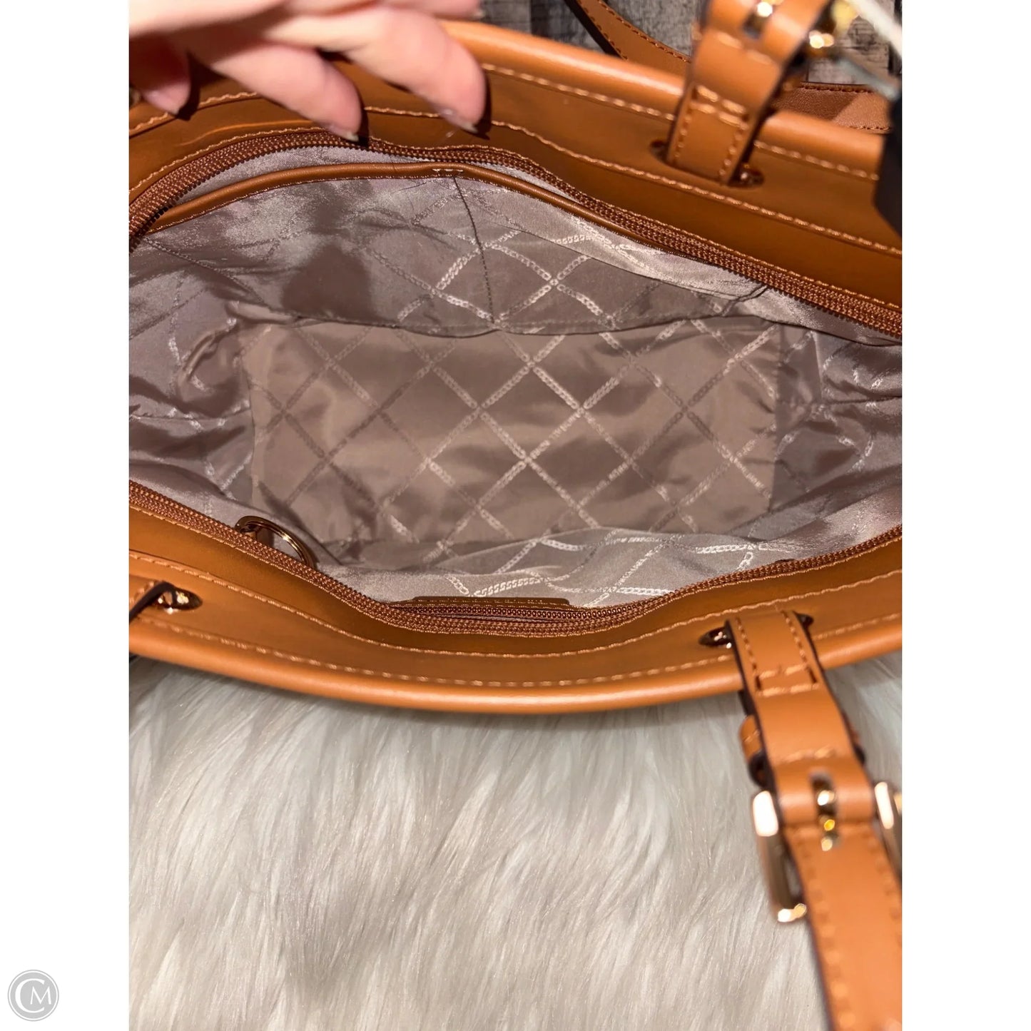 Handbag Designer By Michael Kors, Size: Medium