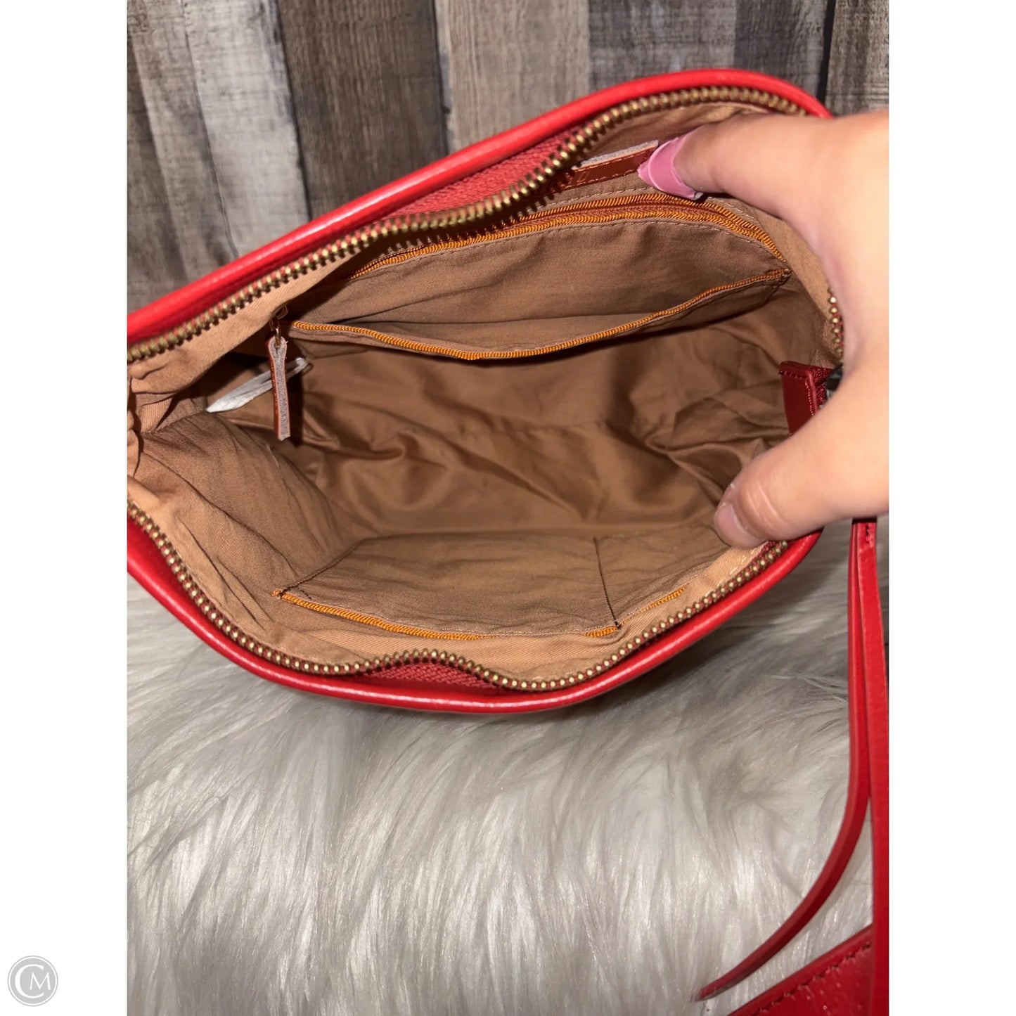 Crossbody Leather By Hobo Intl, Size: Medium