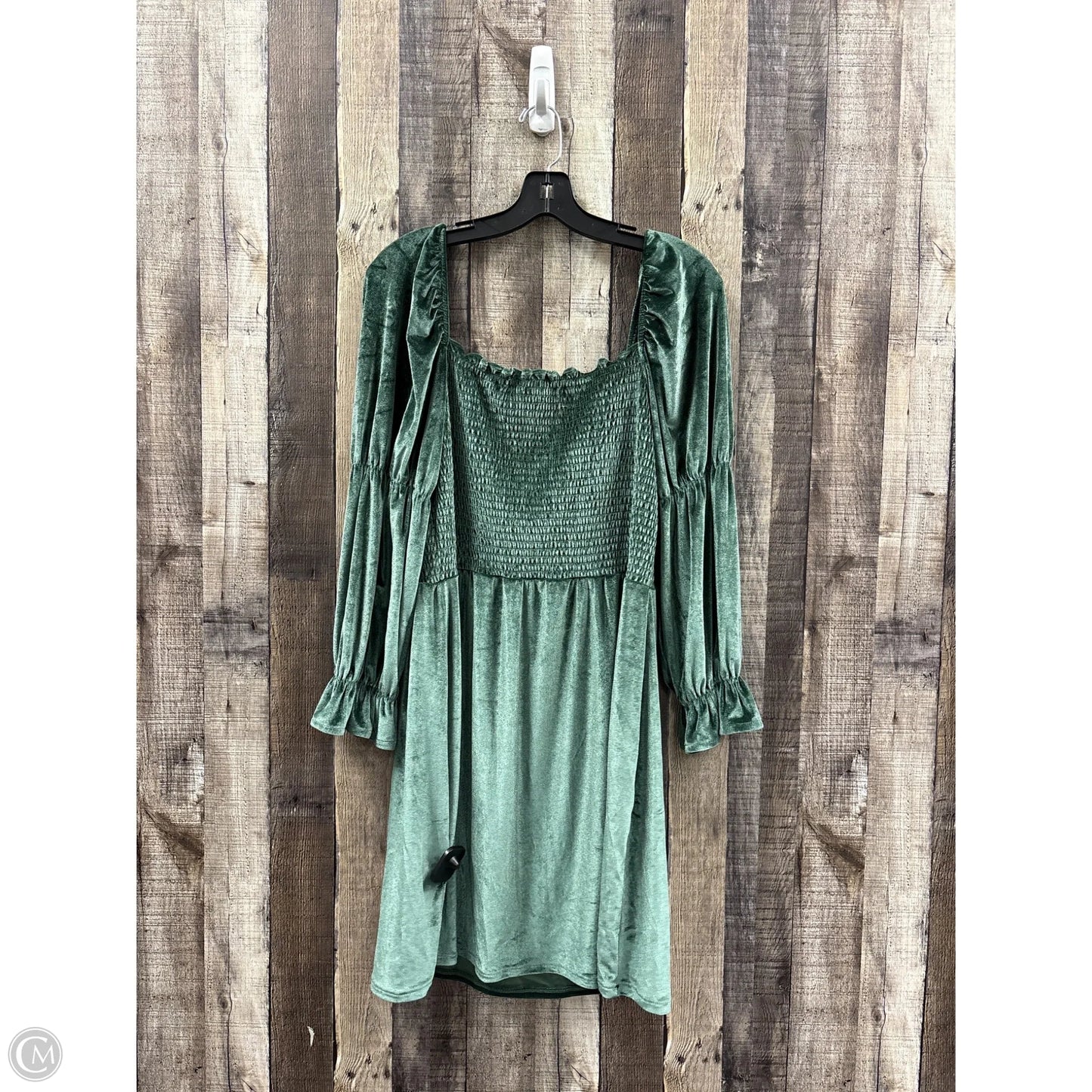 Dress Casual Midi By Dex In Green, Size: Xl