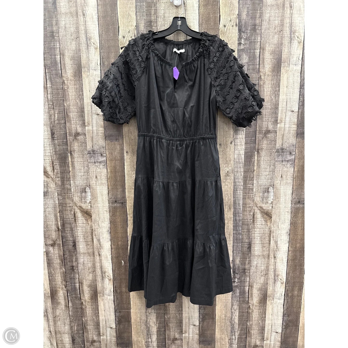 Dress Casual Maxi By Chicos In Black, Size: S