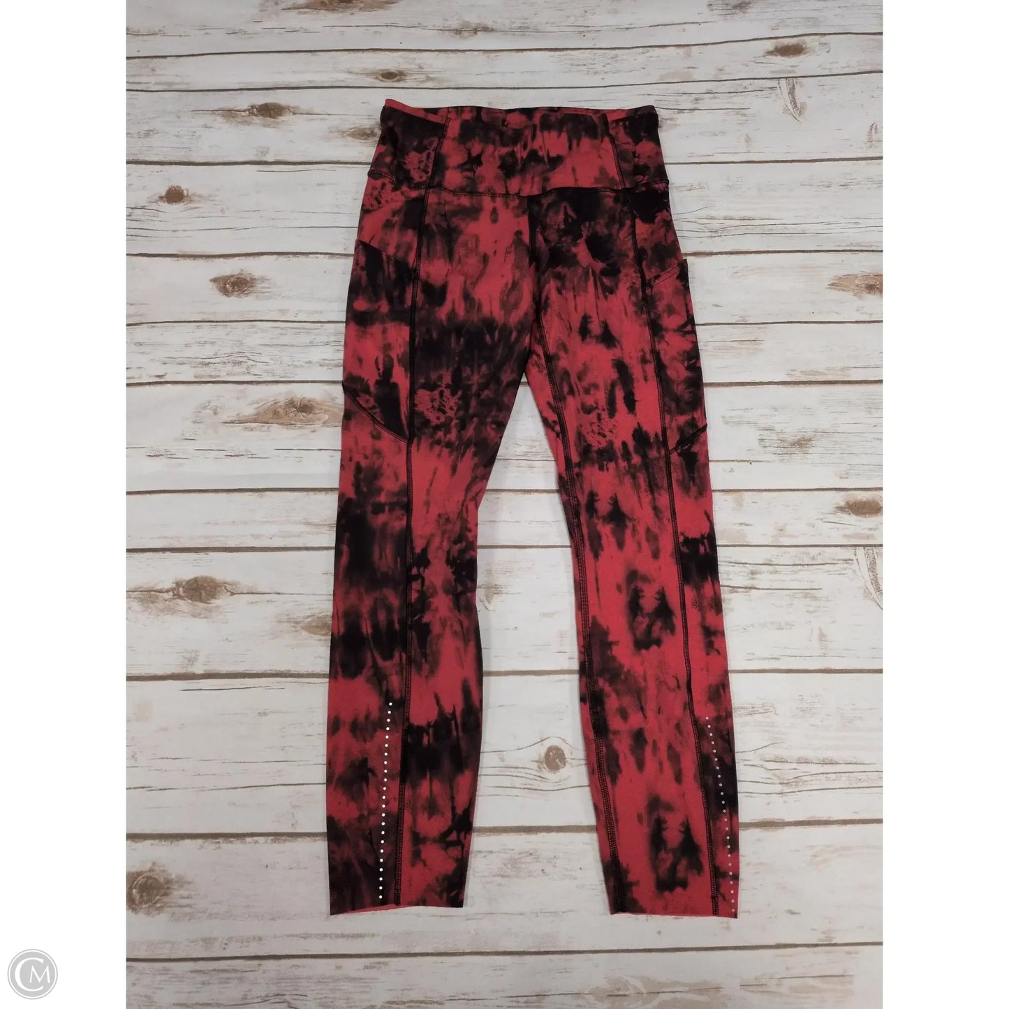 Athletic Leggings By Lululemon In Tie Dye Print, Size: 6