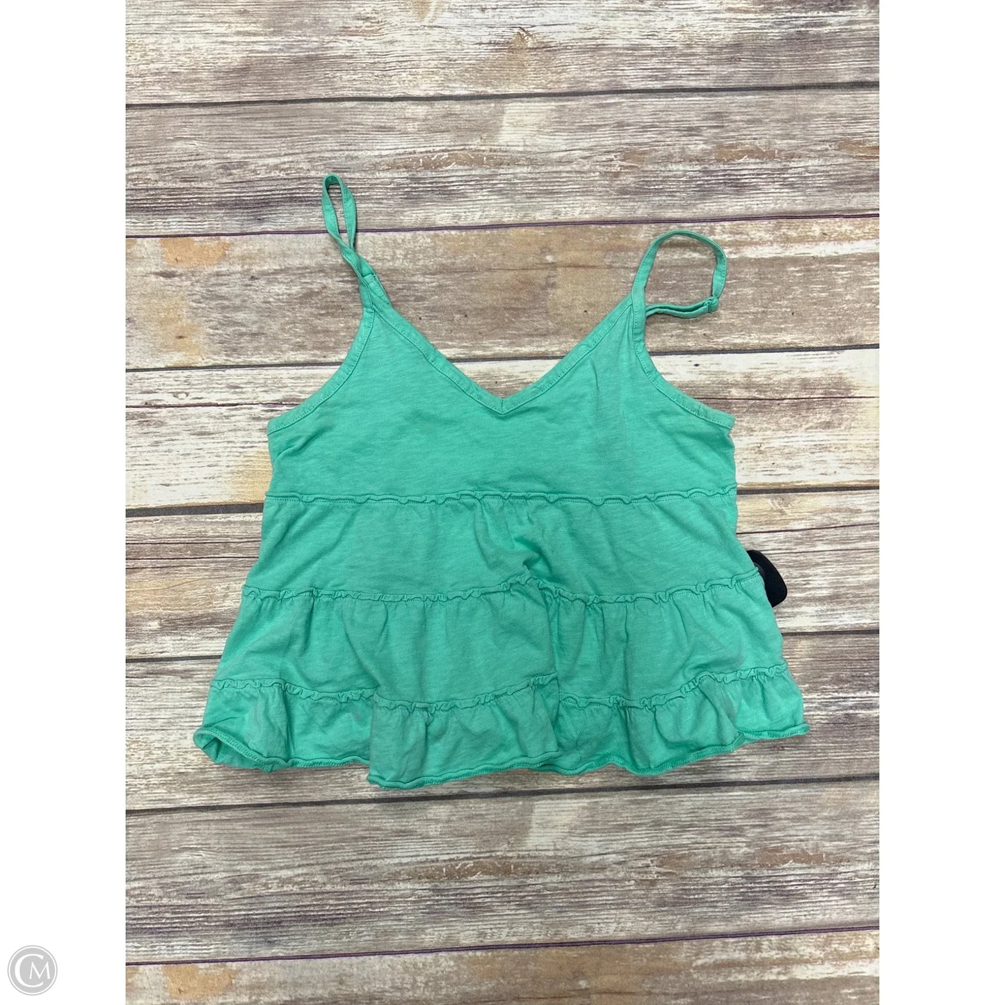 Top Sleeveless By American Eagle In Green, Size: Xs