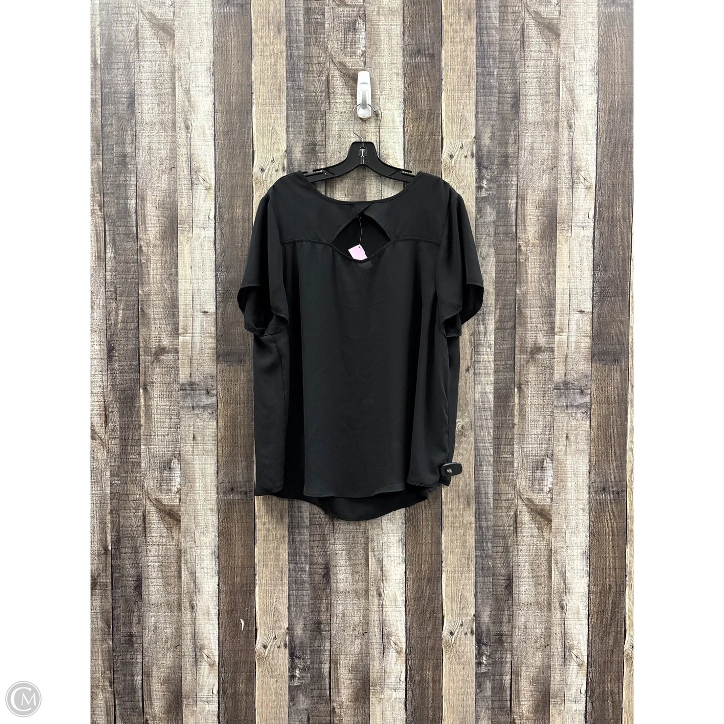Top Short Sleeve By Torrid In Black, Size: 2x