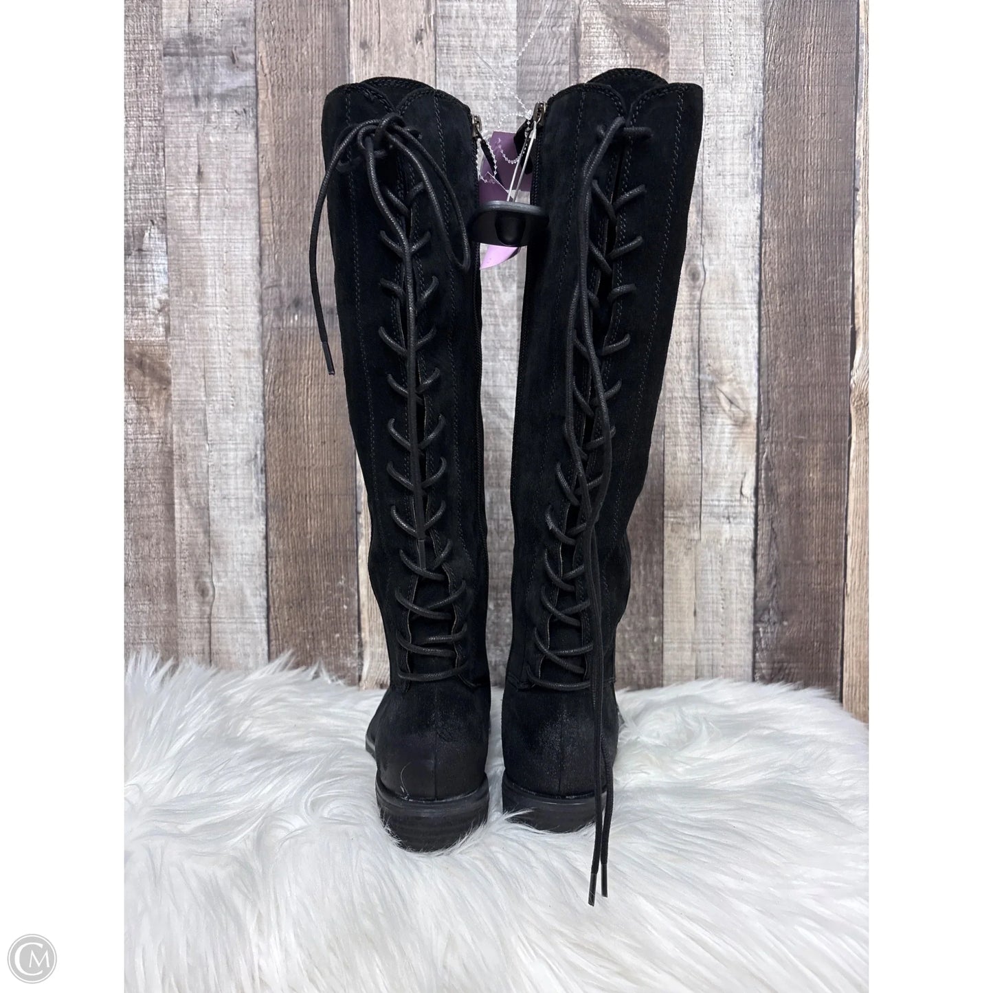 Boots Knee Flats By Sofft In Black, Size: 8