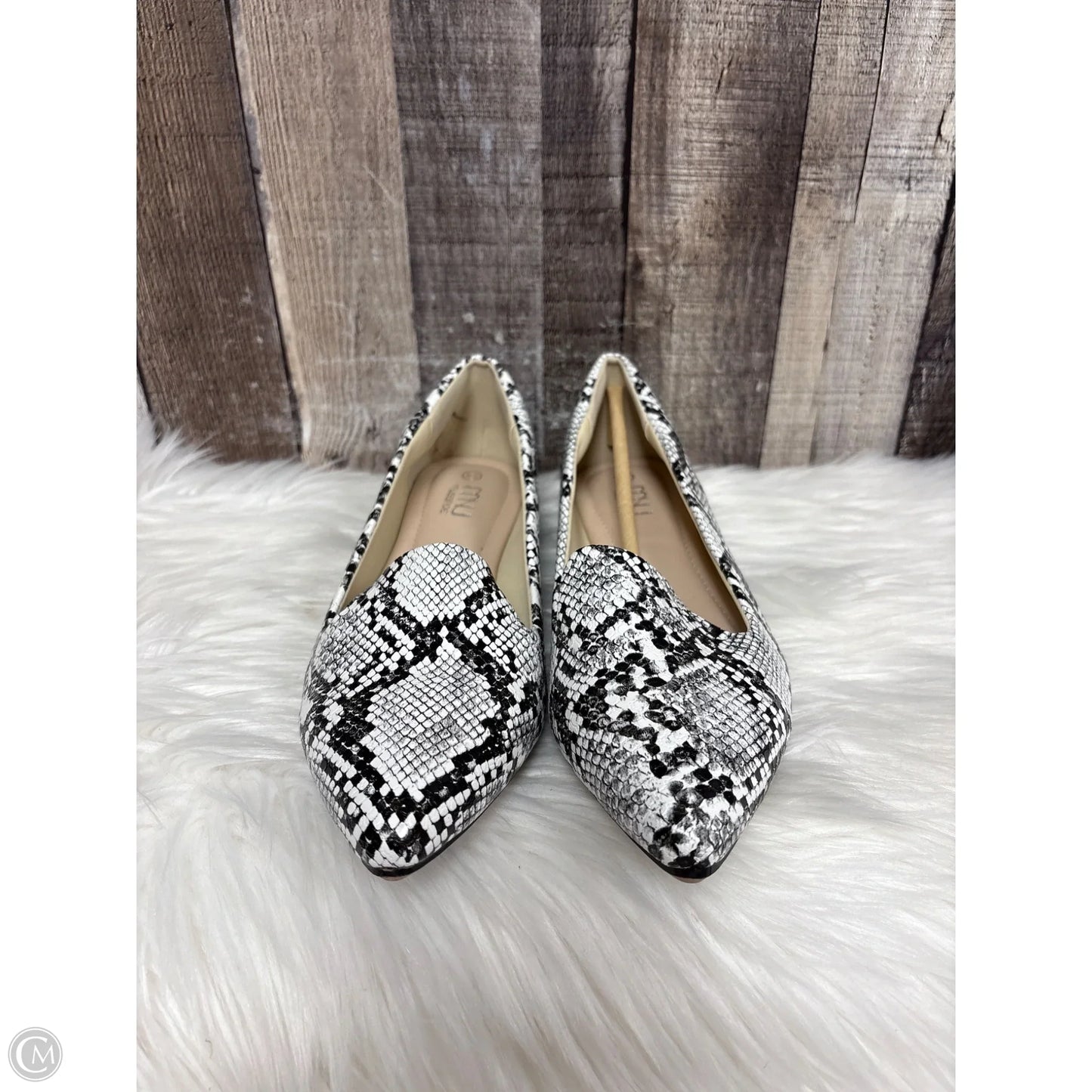 Shoes Flats By Cme In Snakeskin Print, Size: 9.5