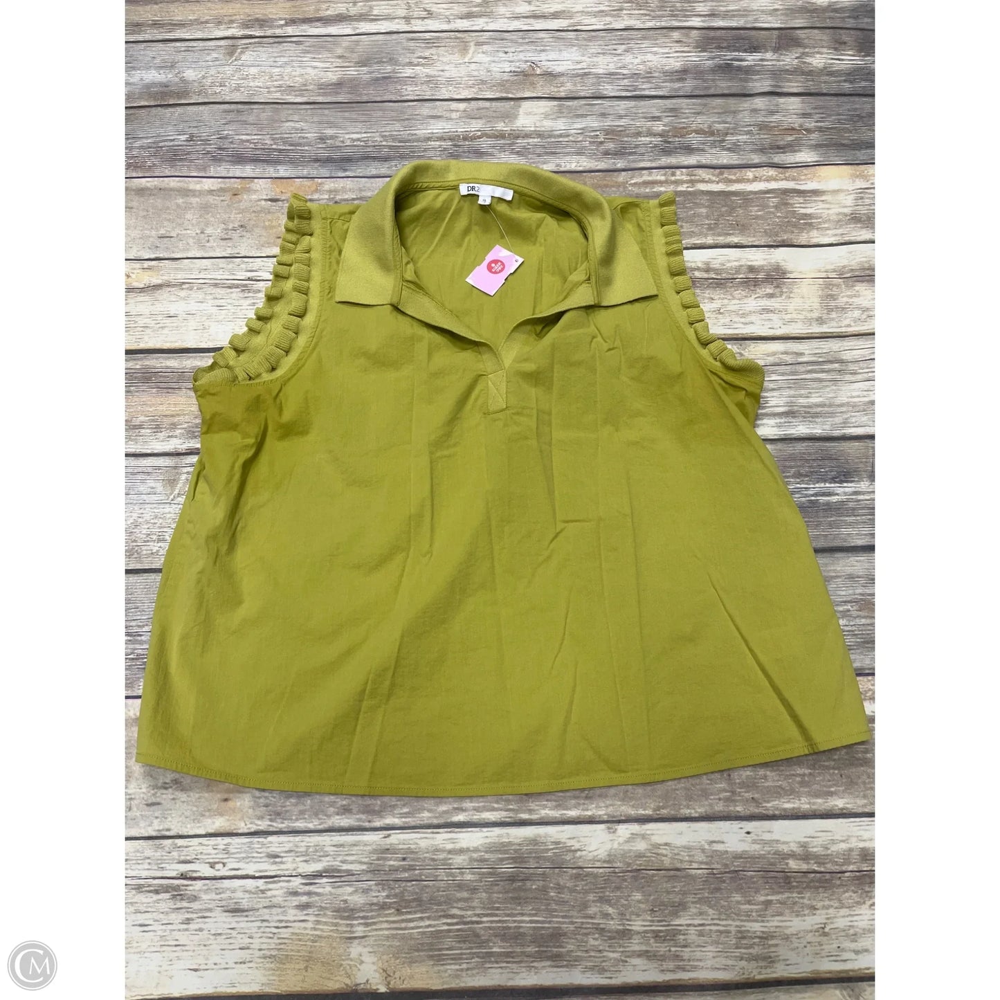 Top Short Sleeve By Dr2 In Green, Size: Xl