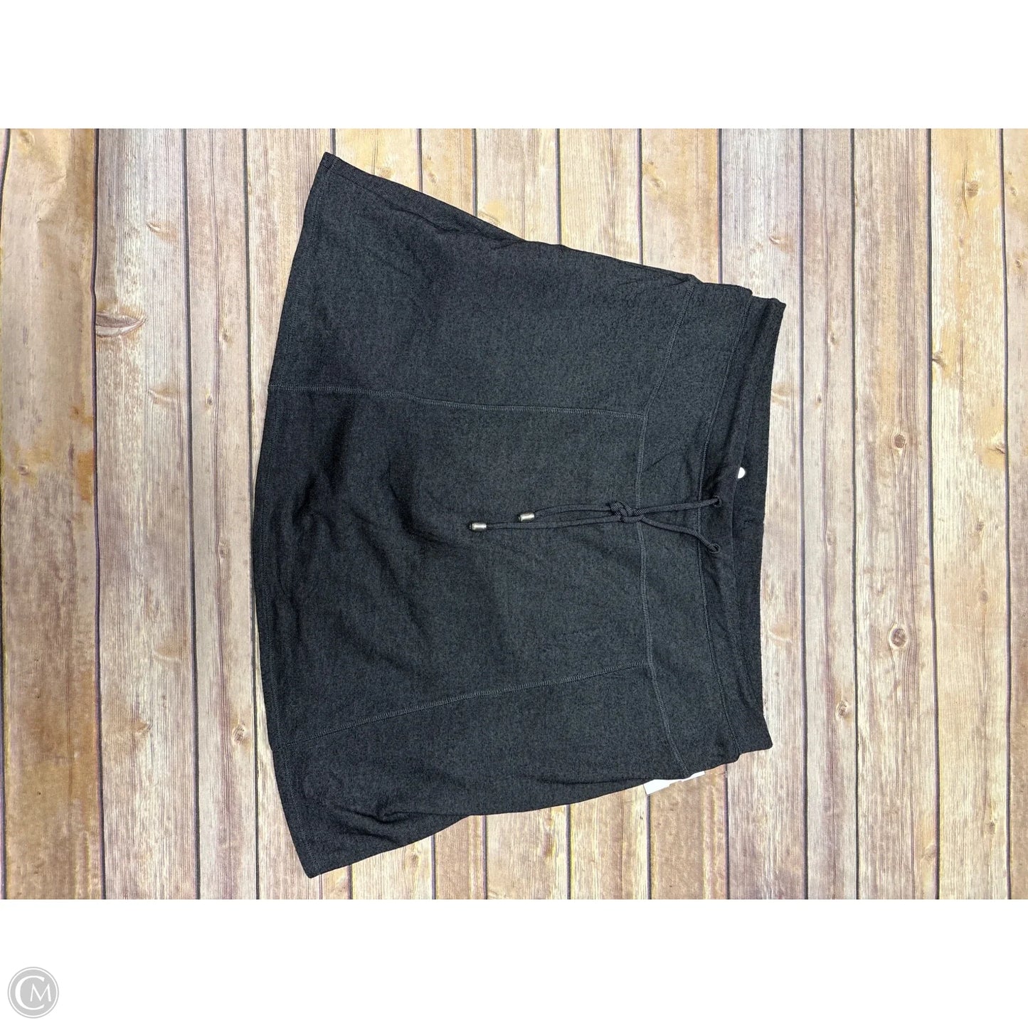 Athletic Skort By Green Tea In Grey, Size: Xl