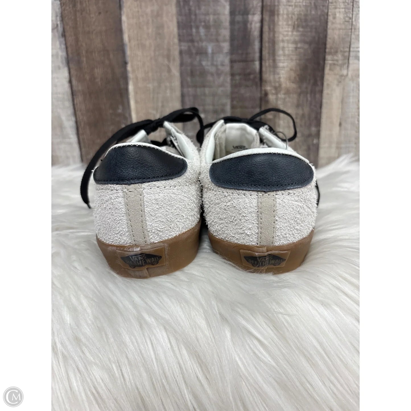 Shoes Sneakers By Vans In White, Size: 9.5
