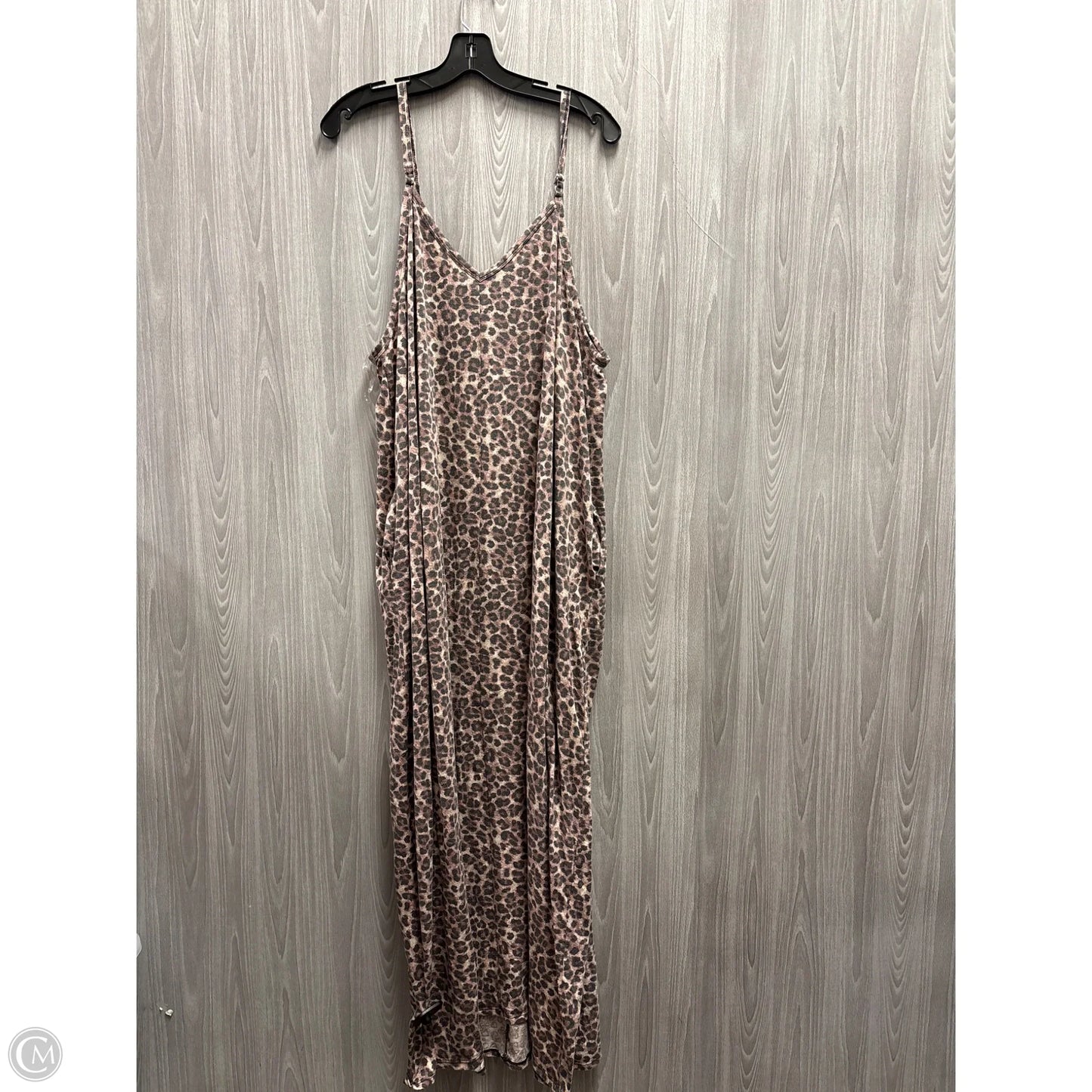 Dress Casual Maxi By Zenana In Animal Print, Size: 3x