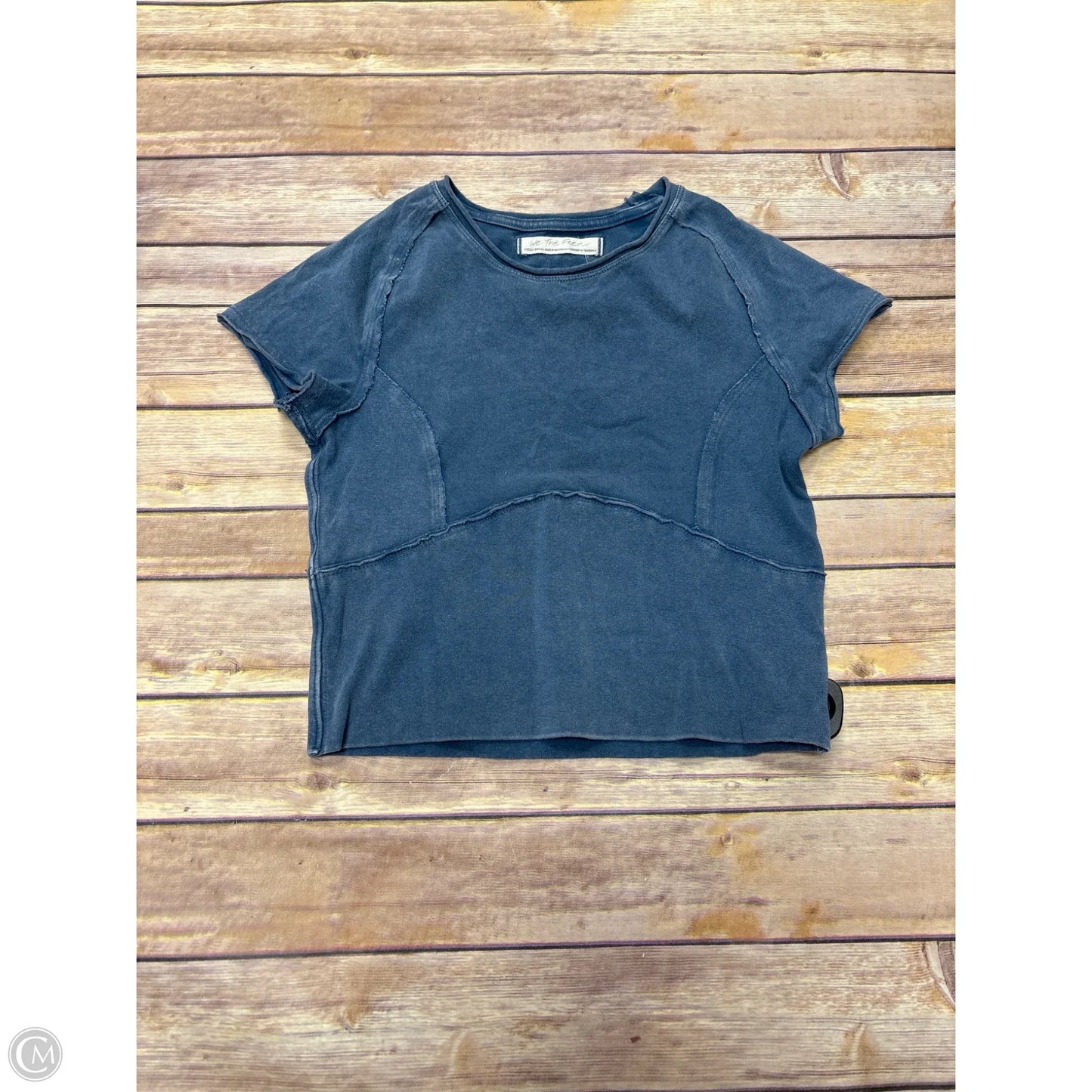 Top Short Sleeve By We The Free In Blue, Size: Xs