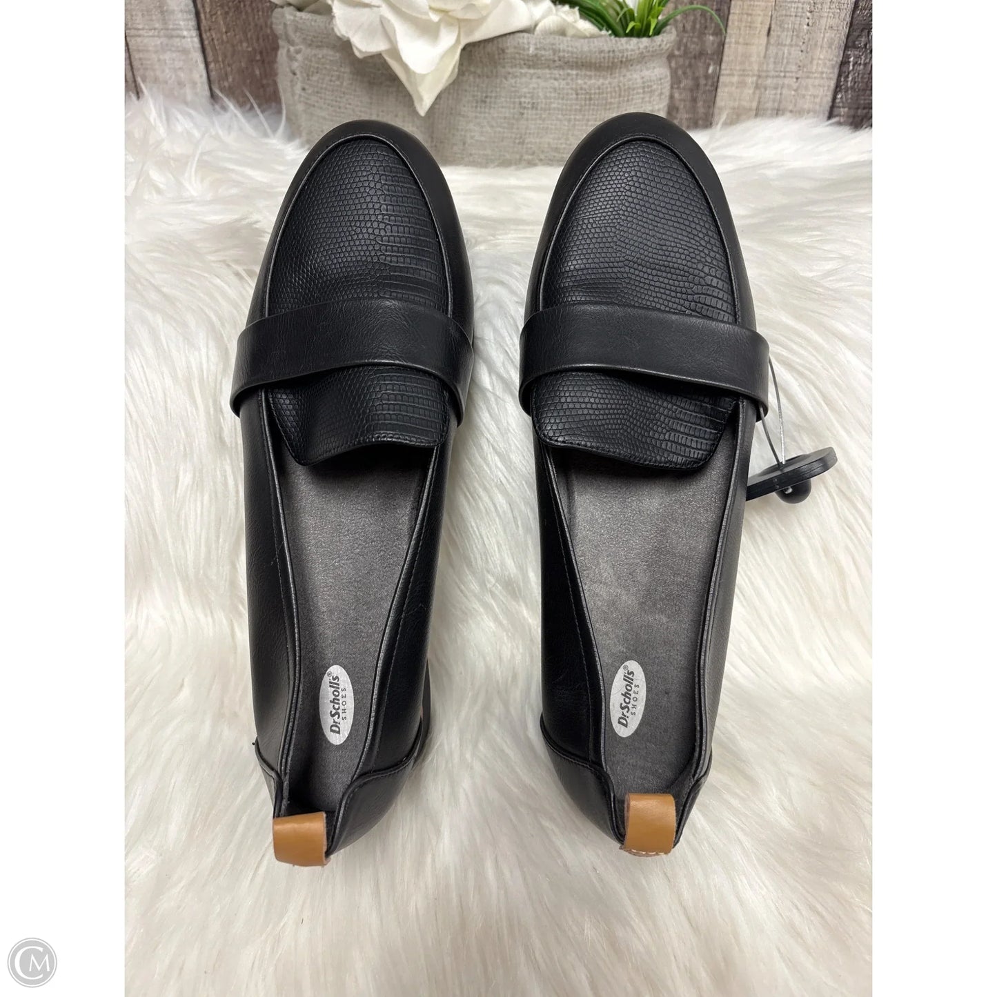 Shoes Heels Wedge By Dr Scholls In Black, Size: 9.5