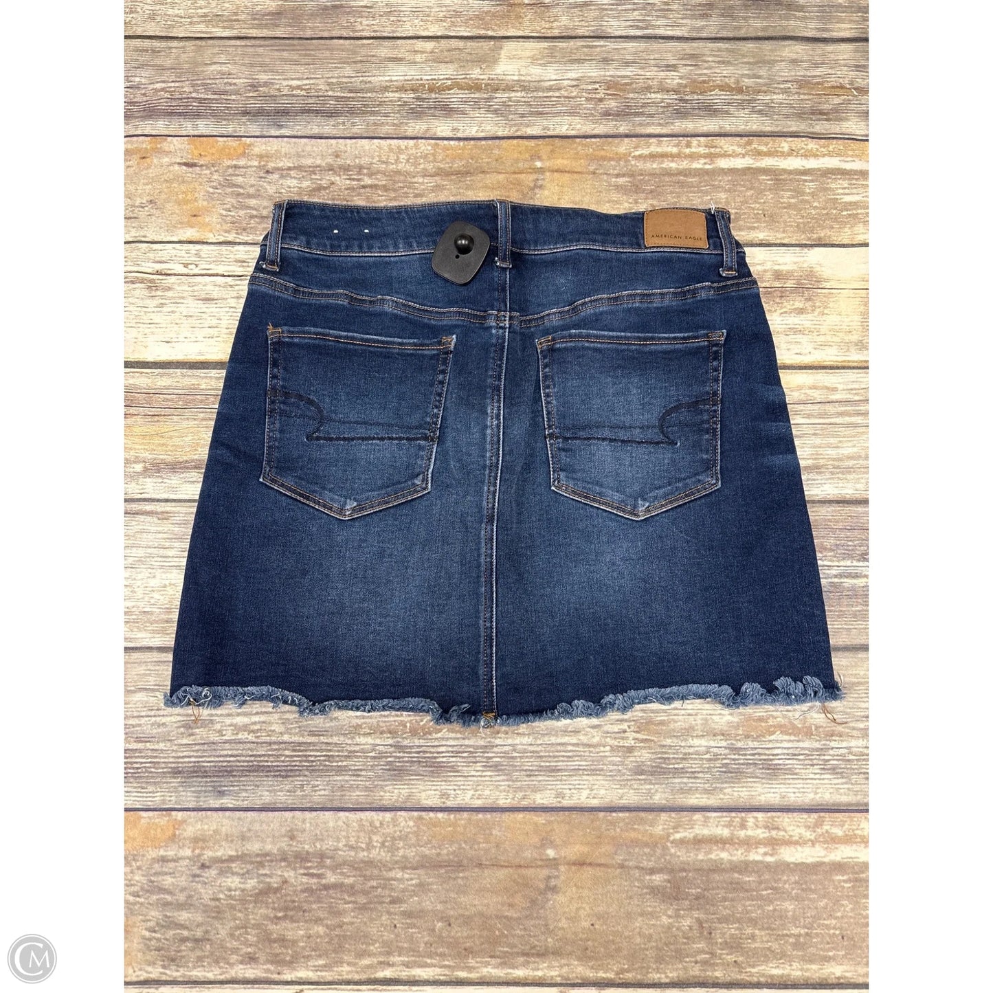 Skirt Mini & Short By American Eagle In Blue Denim, Size: 12