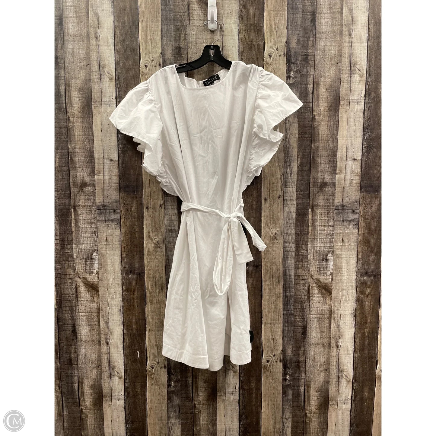 Dress Casual Midi By Eloquii In White, Size: 2x