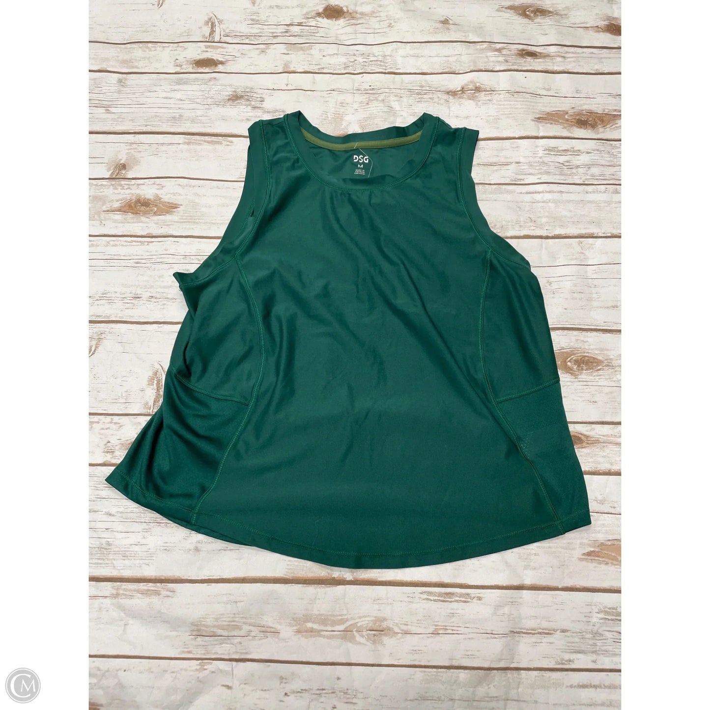 Athletic Tank Top By Dsg Outerwear In Green, Size: M
