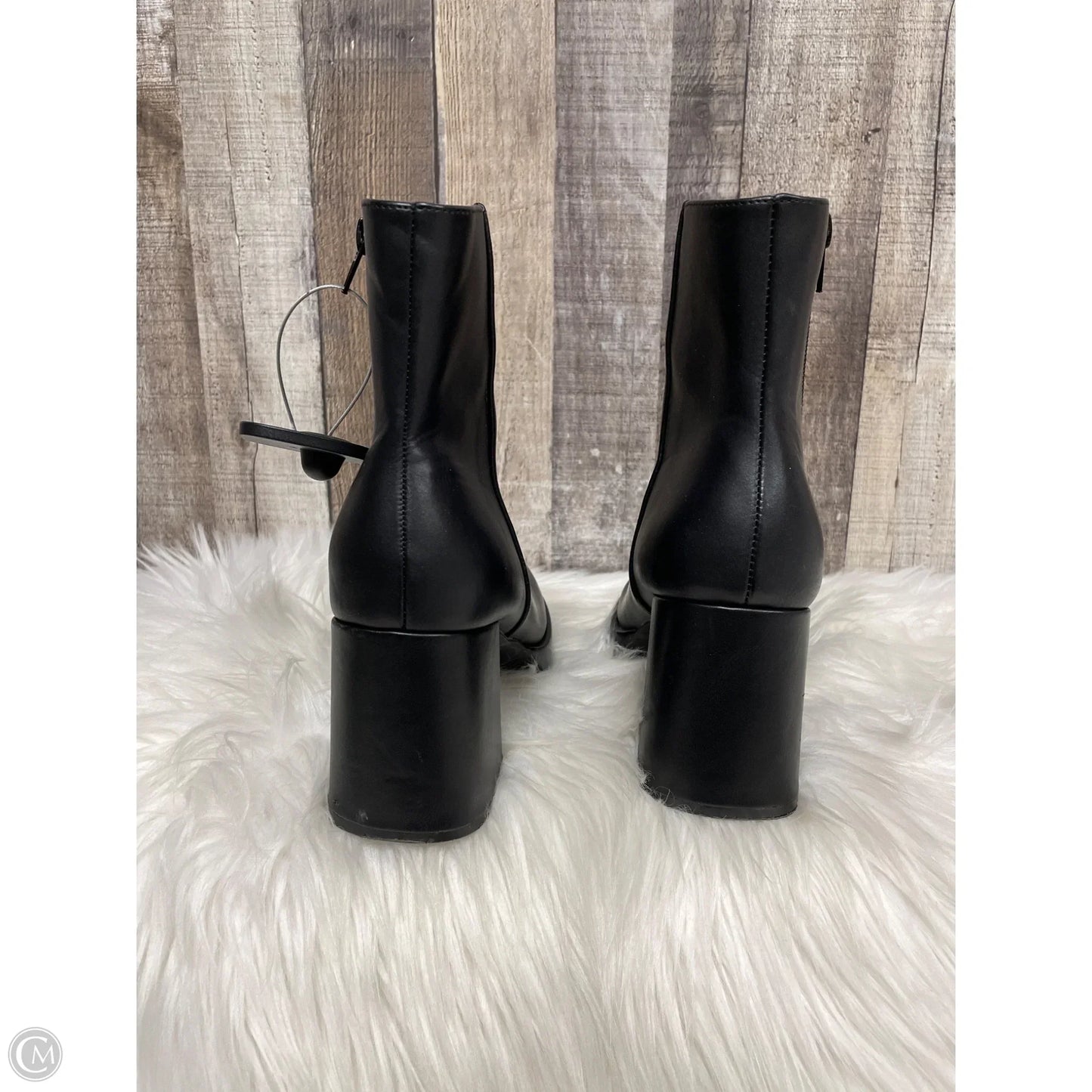 Boots Ankle Heels By Cushionaire In Black, Size: 7