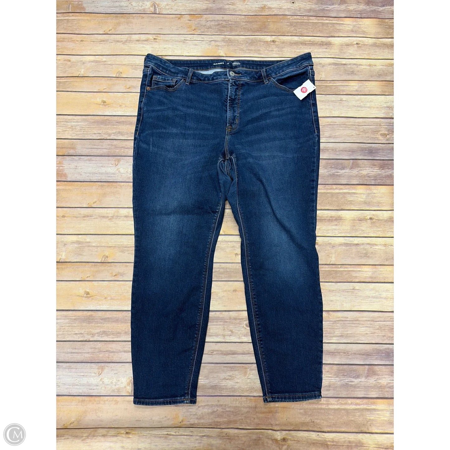 Jeans Skinny By Old Navy In Blue Denim, Size: 20