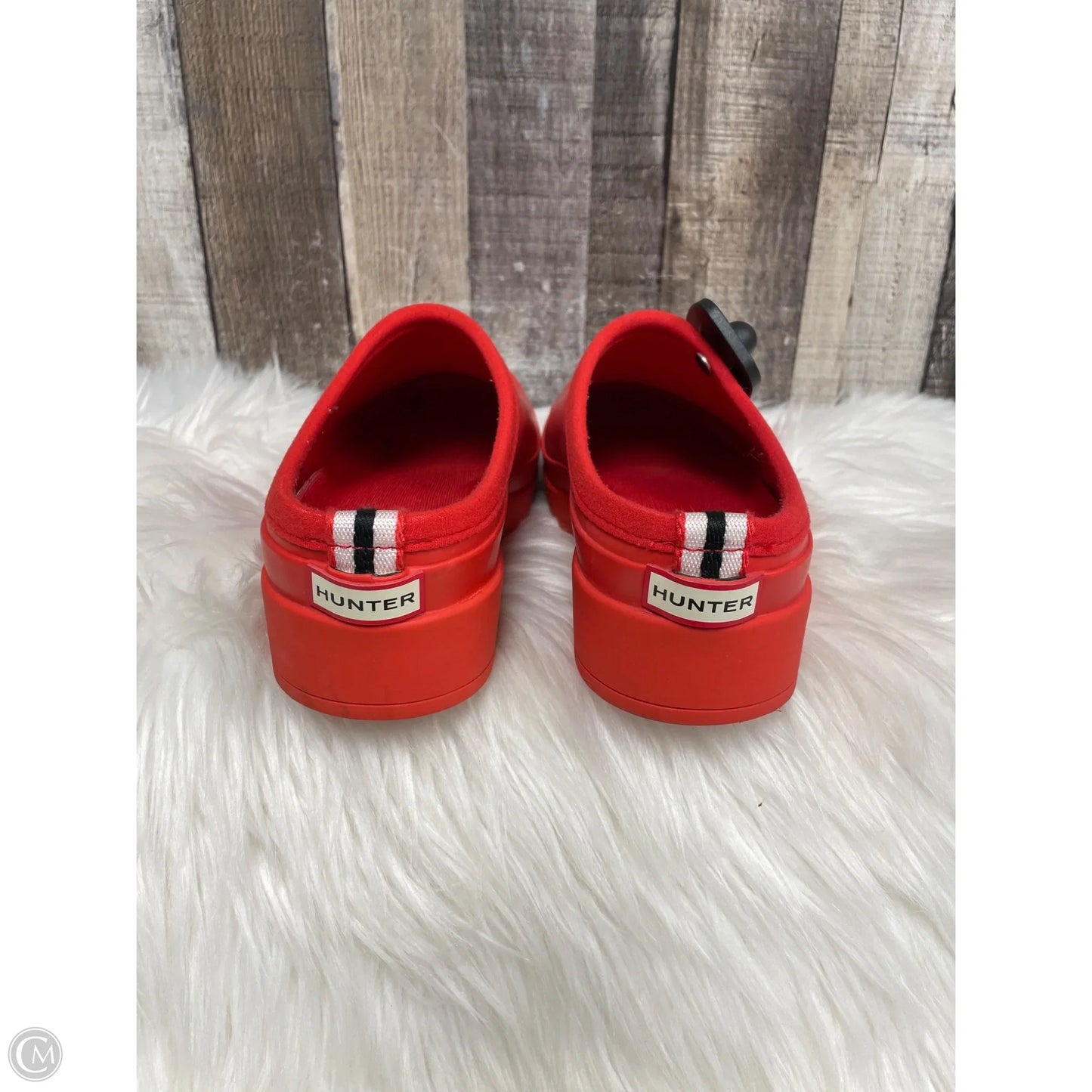 Shoes Heels Platform By Hunter In Red, Size: 8