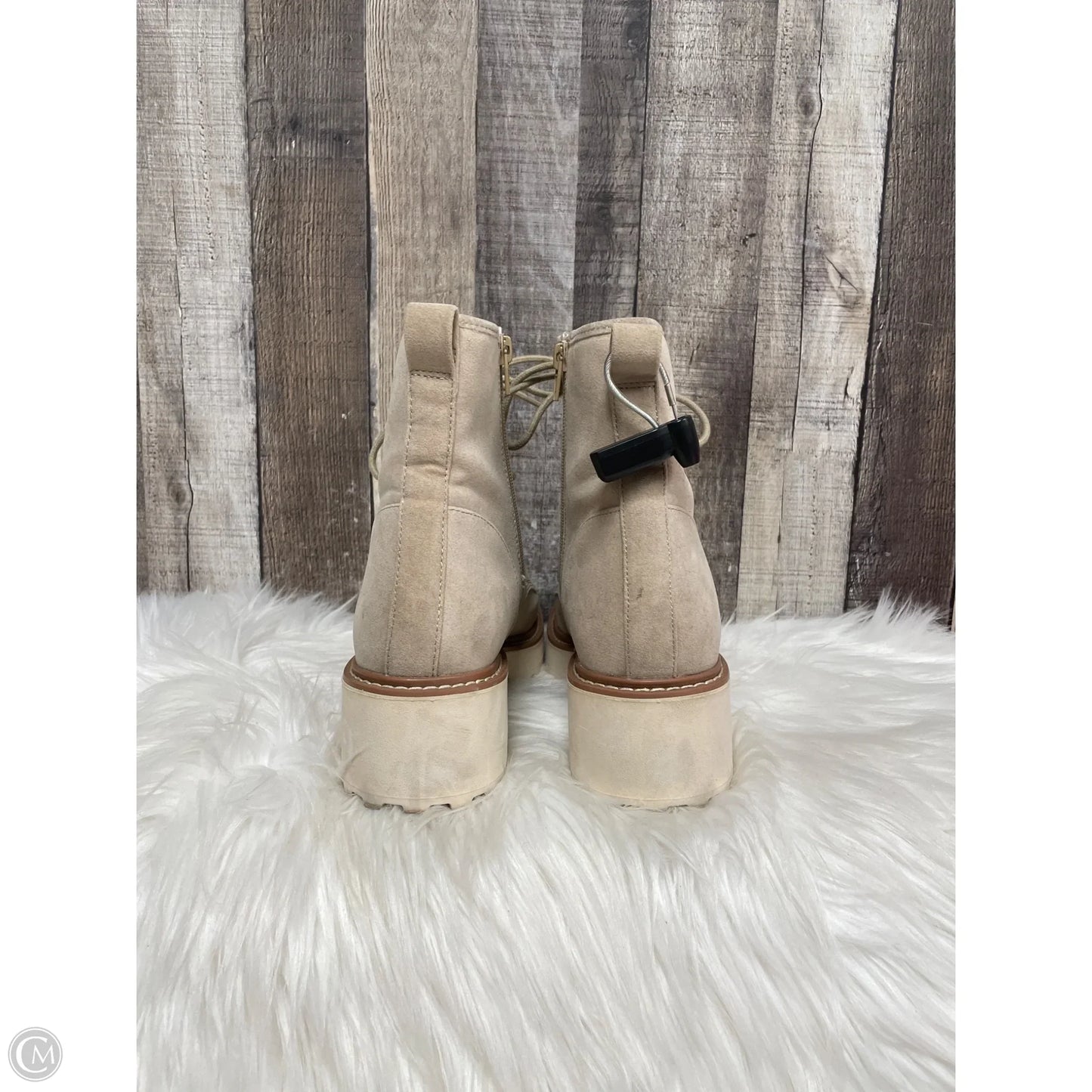 Boots Ankle Heels By Oasis Society In Tan, Size: 10