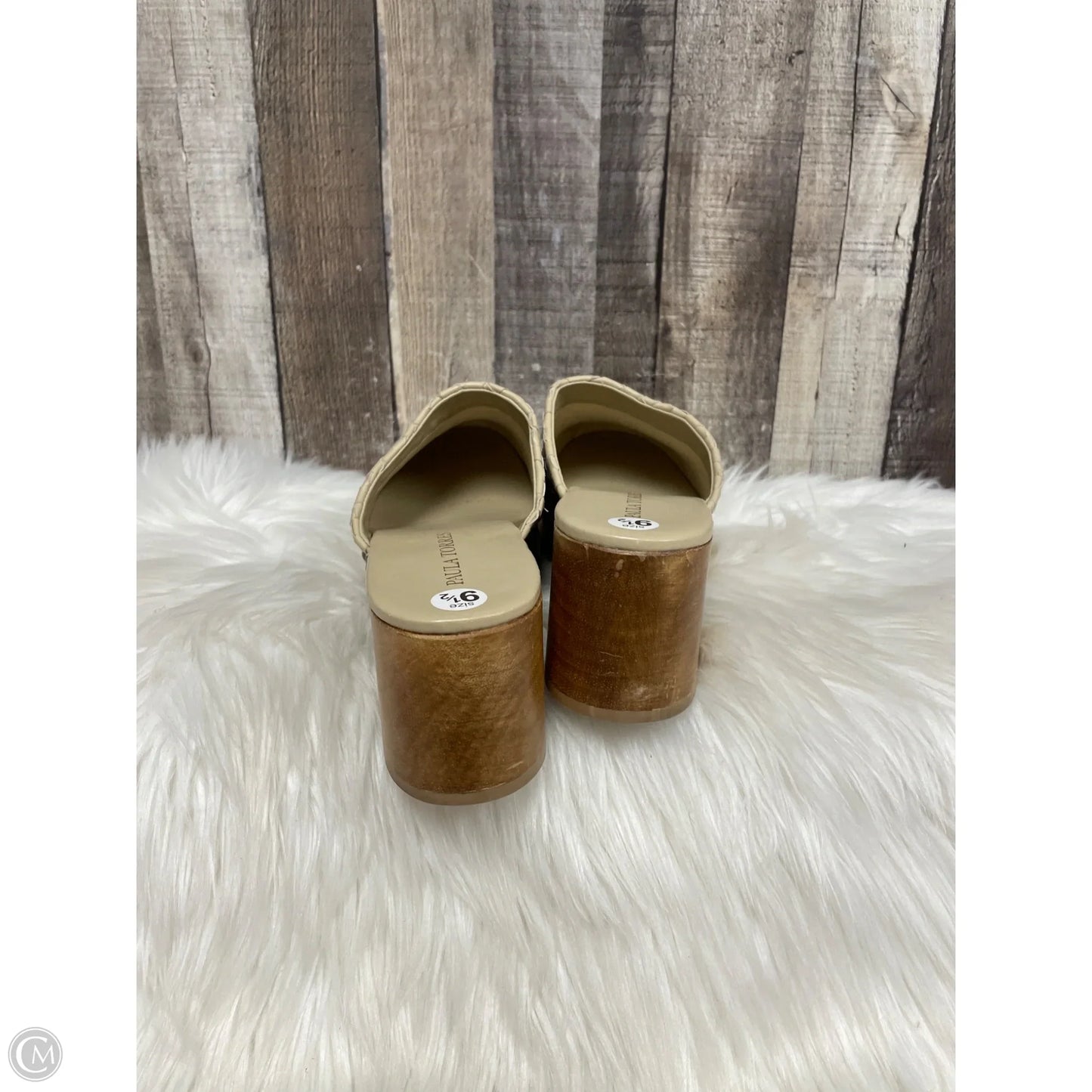 Shoes Heels Platform By Cme In Beige, Size: 9.5