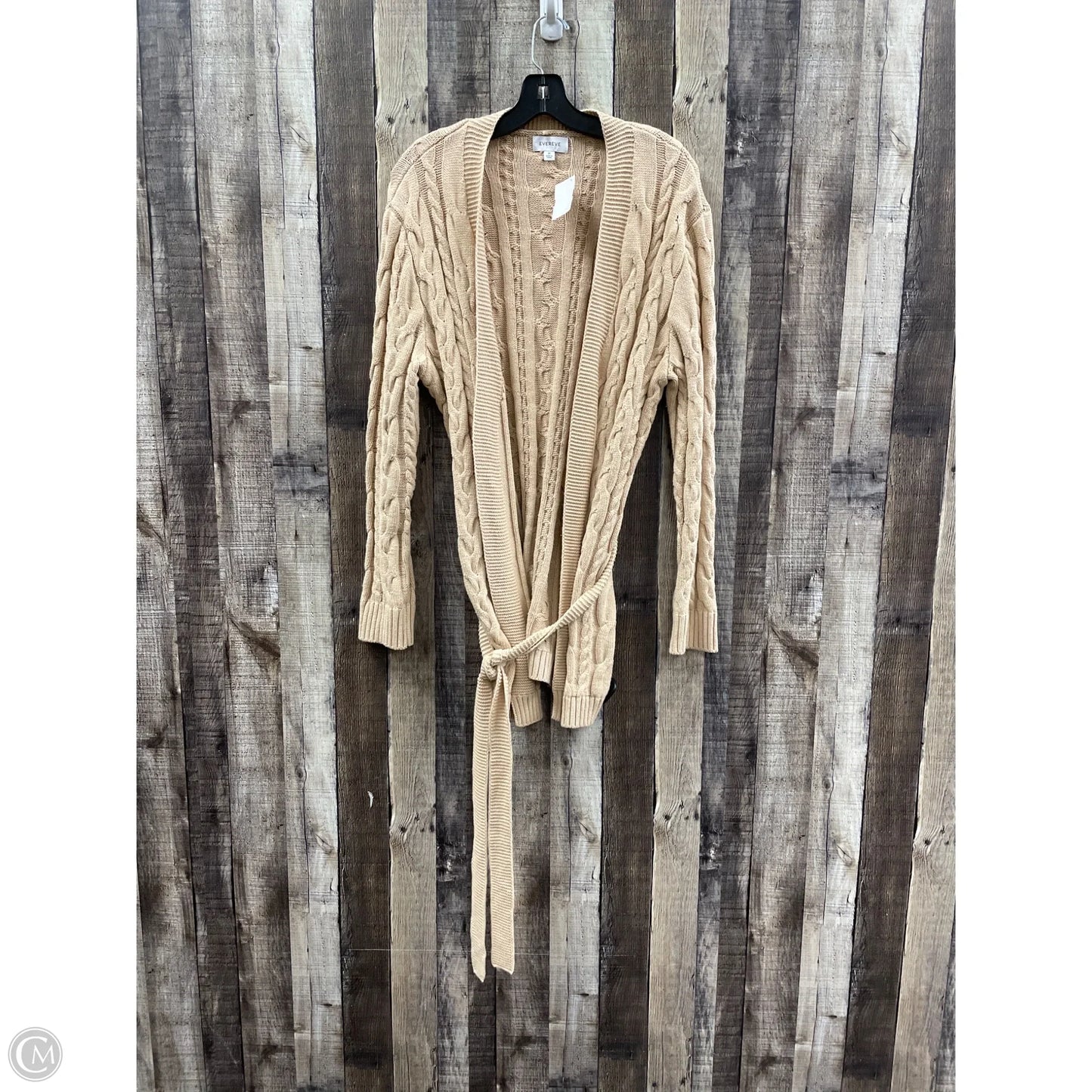 Sweater Cardigan By Evereve In Tan, Size: M