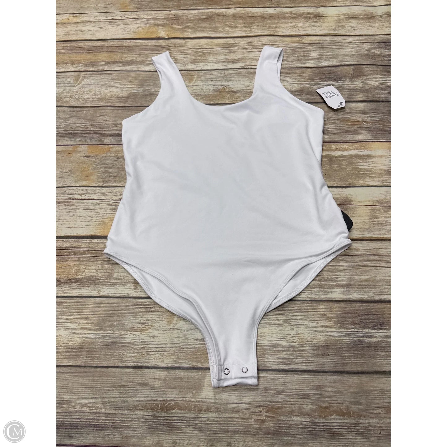 Bodysuit By Time And Tru In White, Size: L