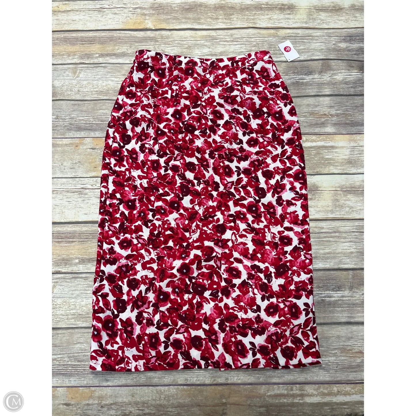 Skirt Maxi By Who What Wear In Red, Size: M