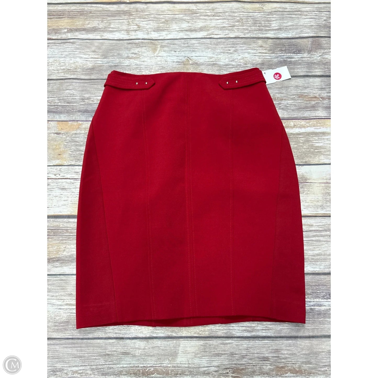 Skirt Midi By White House Black Market In Red, Size: S