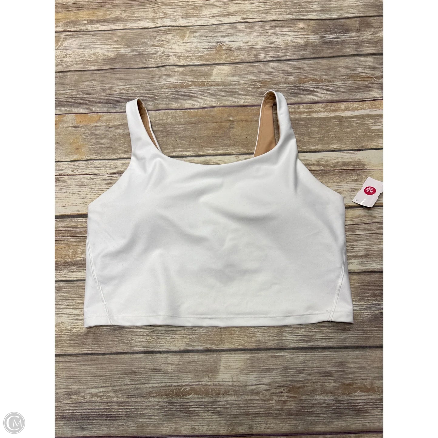 Athletic Bra By Old Navy In White, Size: Xl