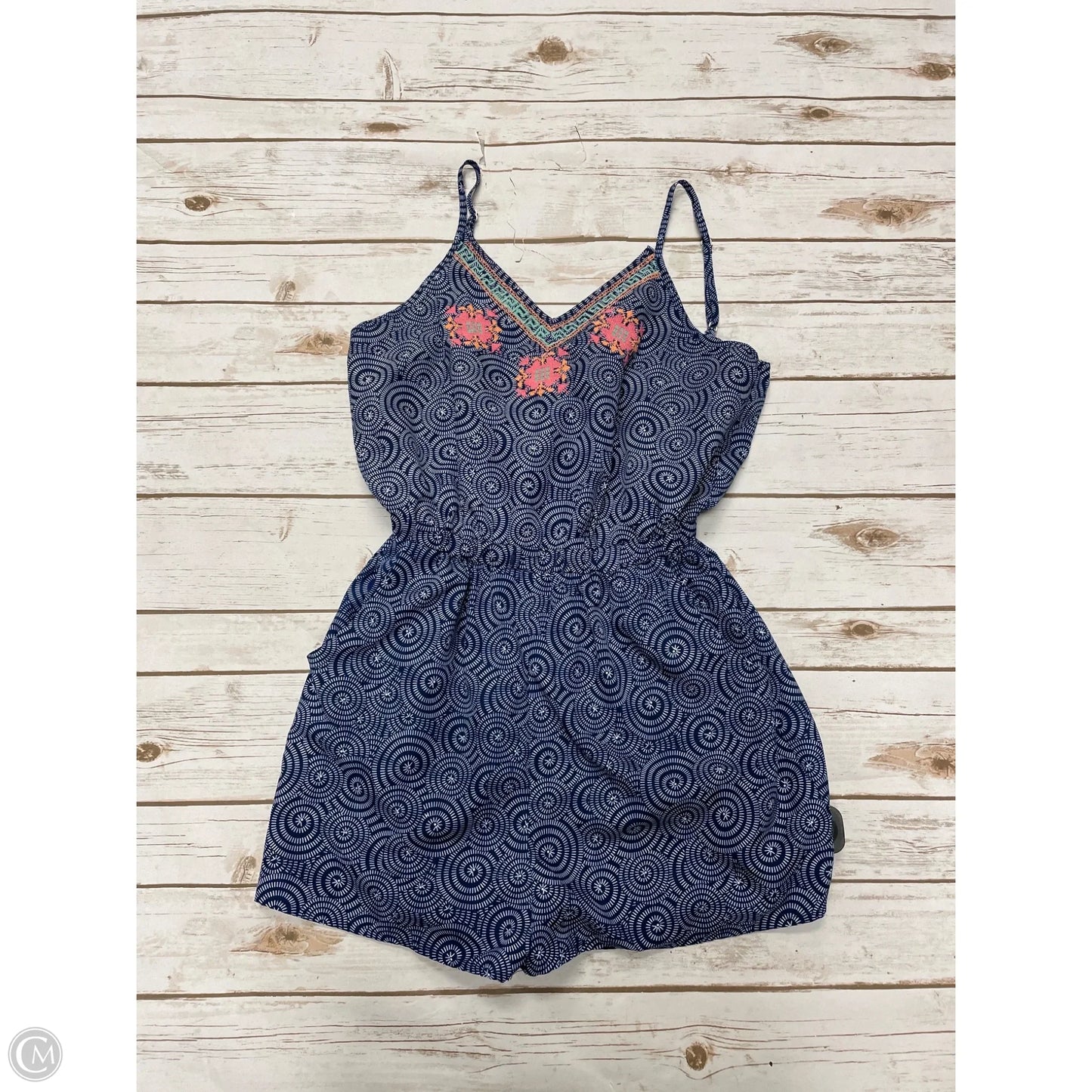 Romper By Atmosphere In Navy, Size: L