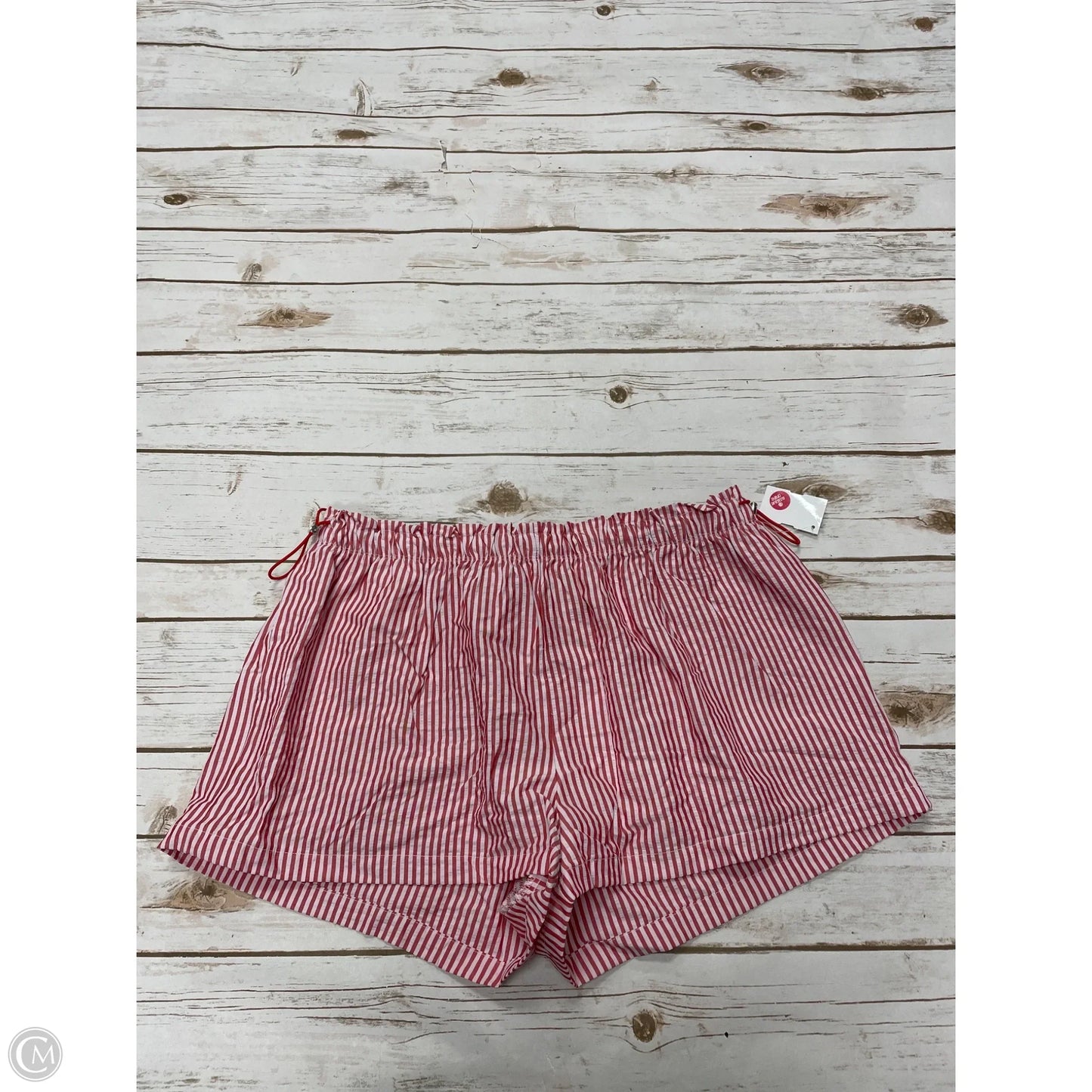 Shorts By No Boundaries In Red & White, Size: L