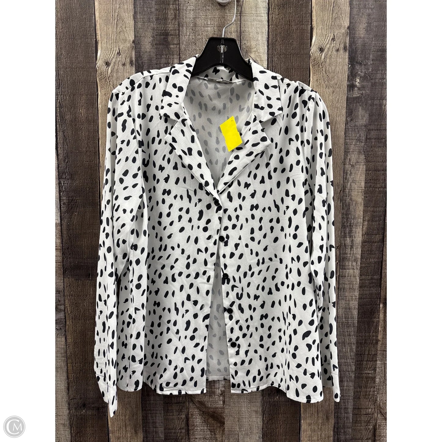 Top Long Sleeve By Ecowish In White, Size: M