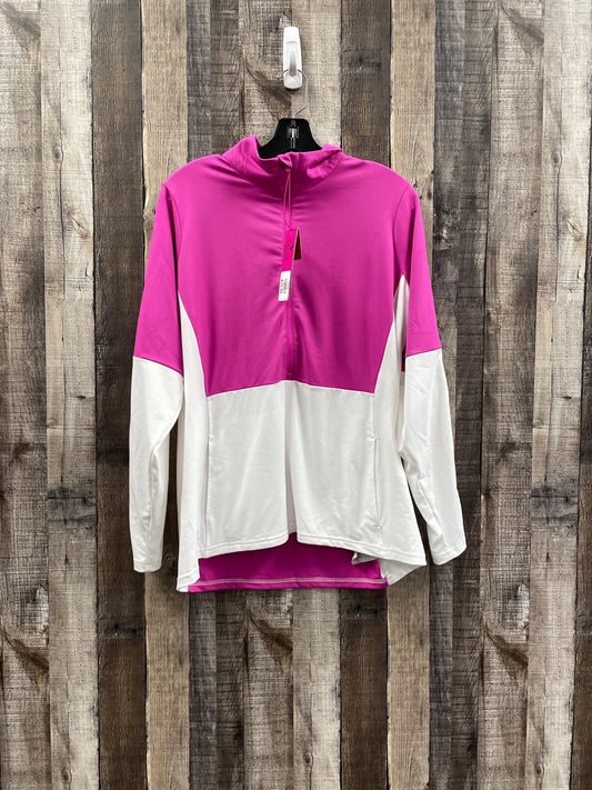 Athletic Top Long Sleeve Collar By Cme  Size: Xl